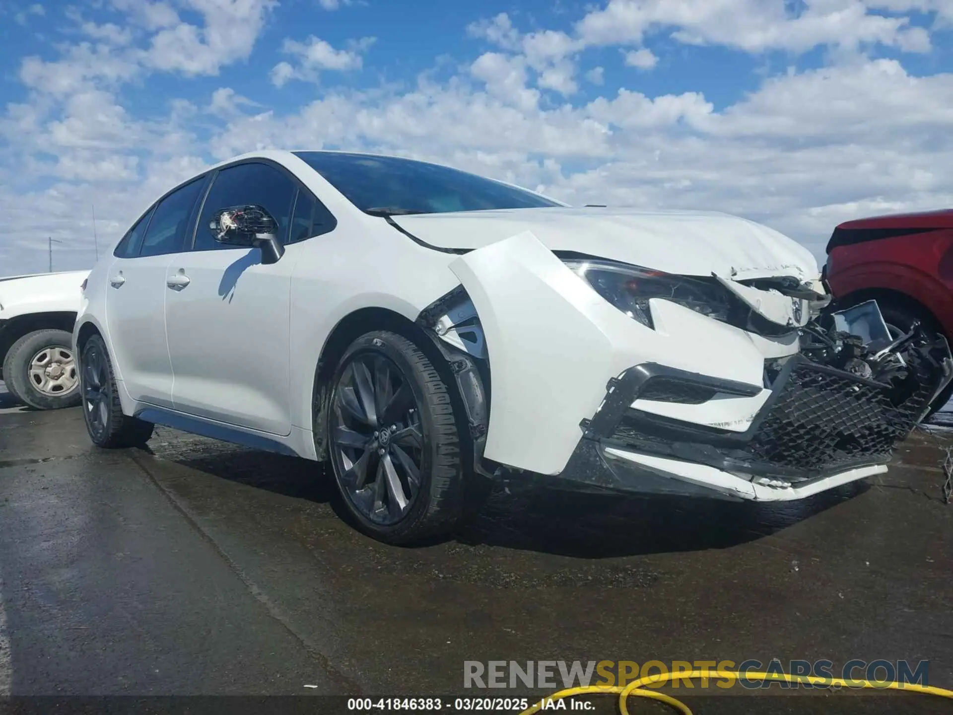 1 Photograph of a damaged car 5YFS4MCE7PP157097 TOYOTA COROLLA 2023