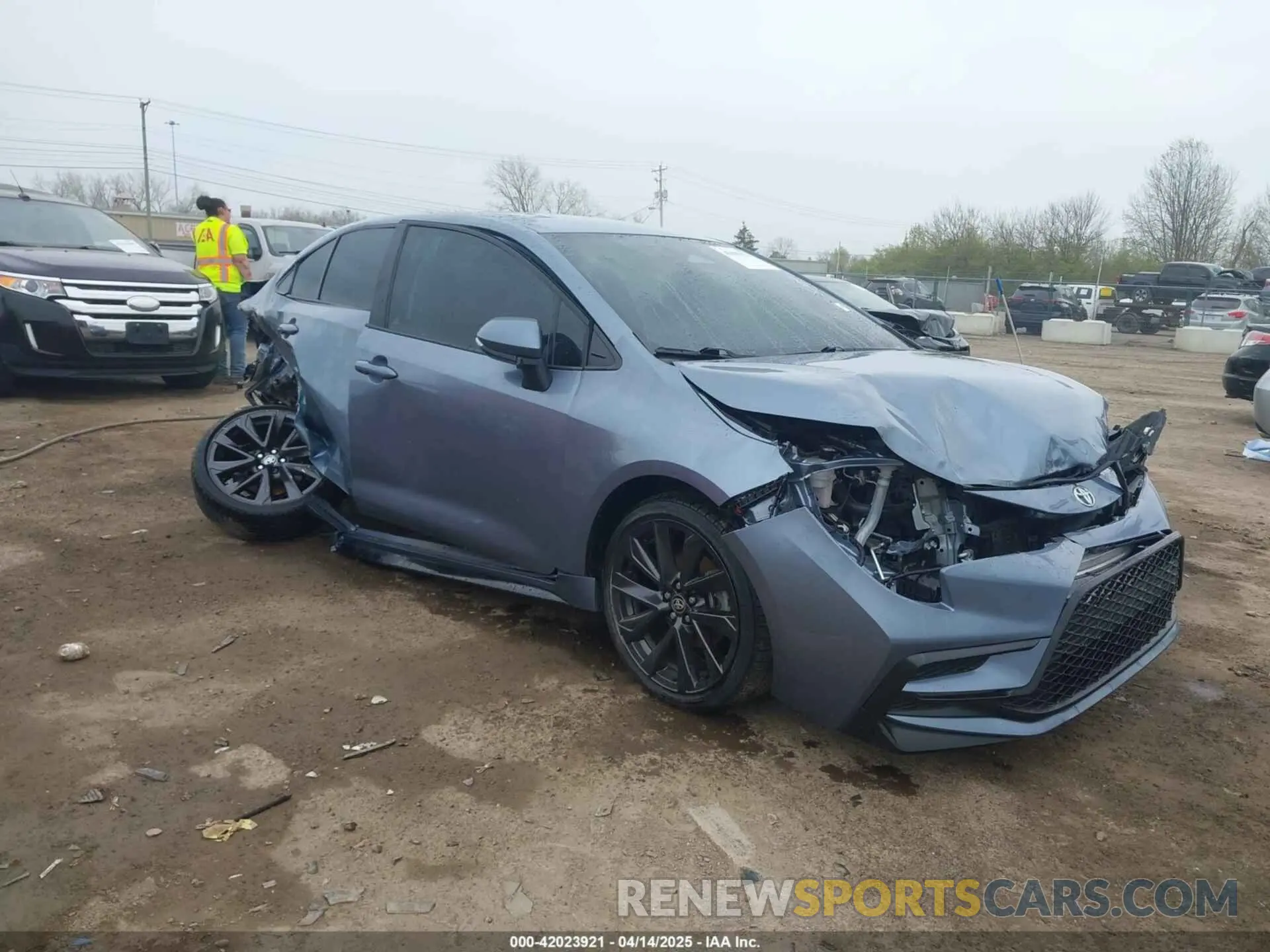 1 Photograph of a damaged car 5YFS4MCE8PP147341 TOYOTA COROLLA 2023