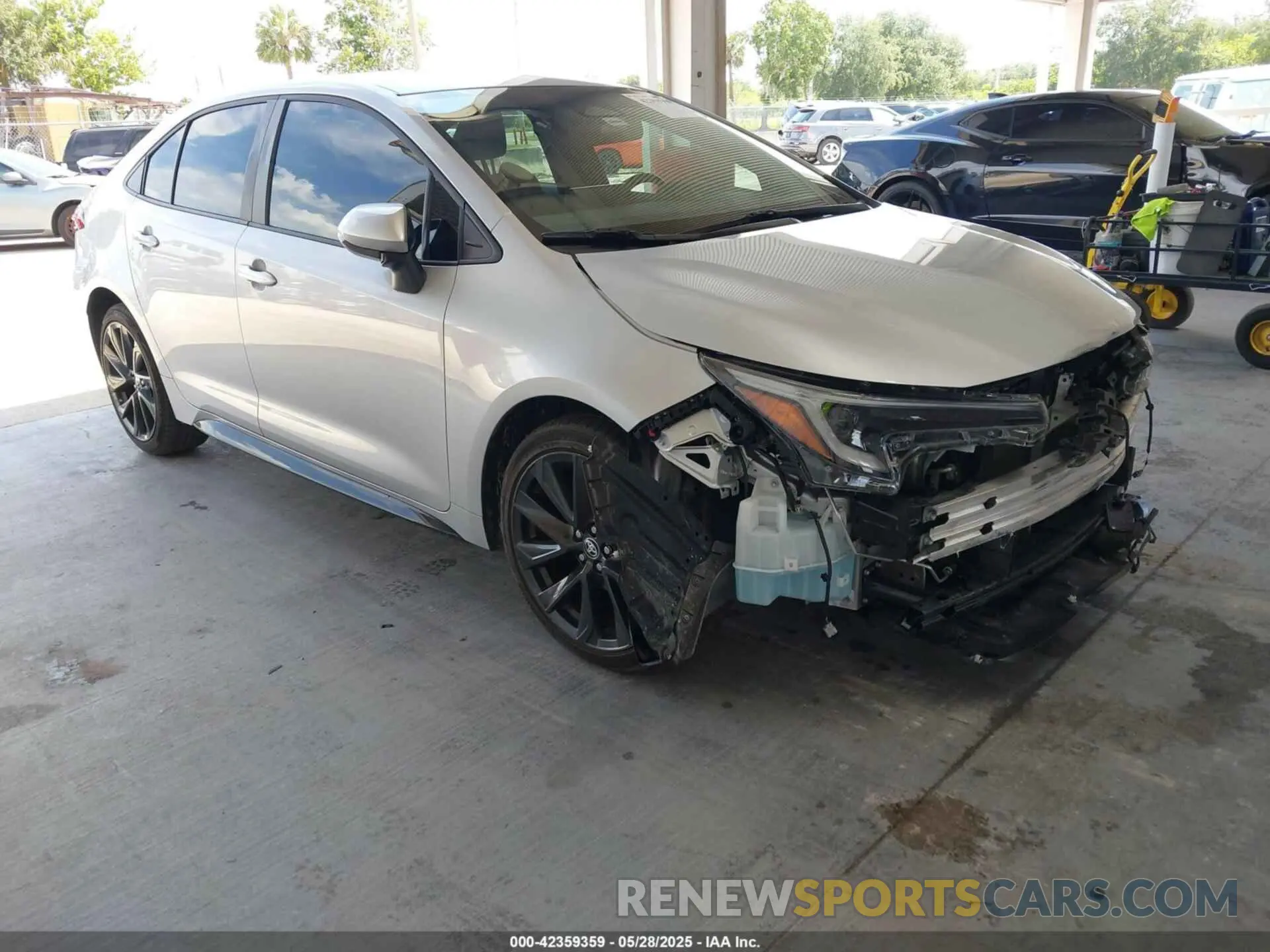 1 Photograph of a damaged car 5YFS4MCE8PP156587 TOYOTA COROLLA 2023