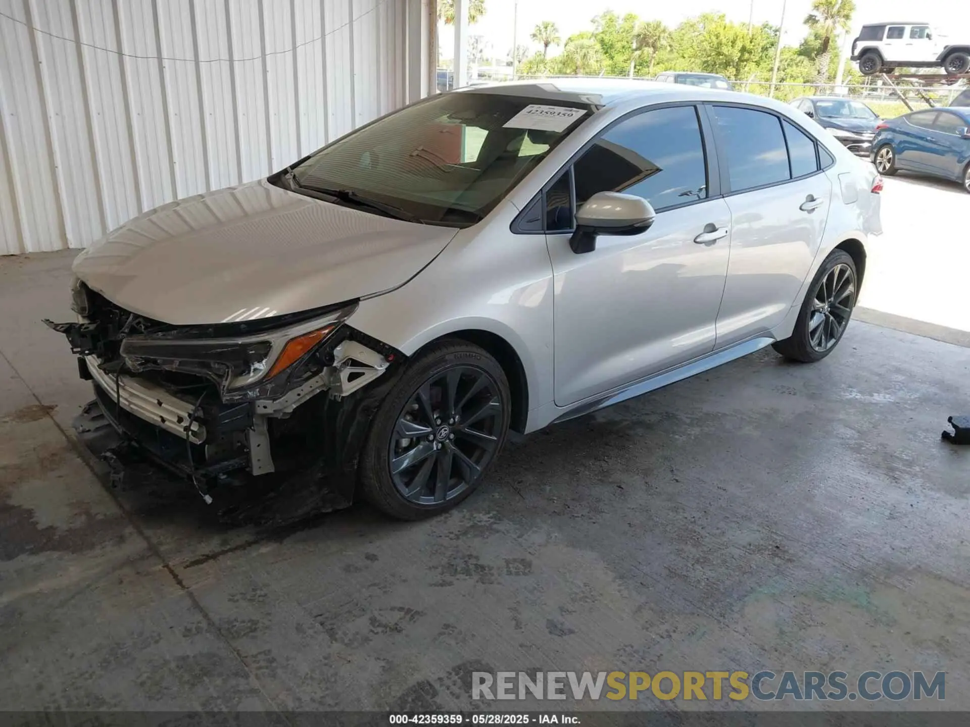 2 Photograph of a damaged car 5YFS4MCE8PP156587 TOYOTA COROLLA 2023