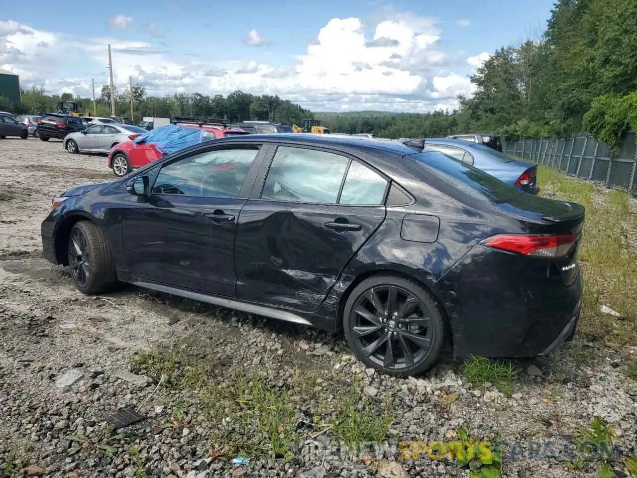 2 Photograph of a damaged car 5YFS4MCE8PP156847 TOYOTA COROLLA 2023