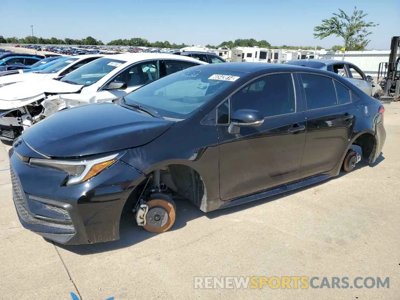 1 Photograph of a damaged car 5YFS4MCE8PP162390 TOYOTA COROLLA 2023