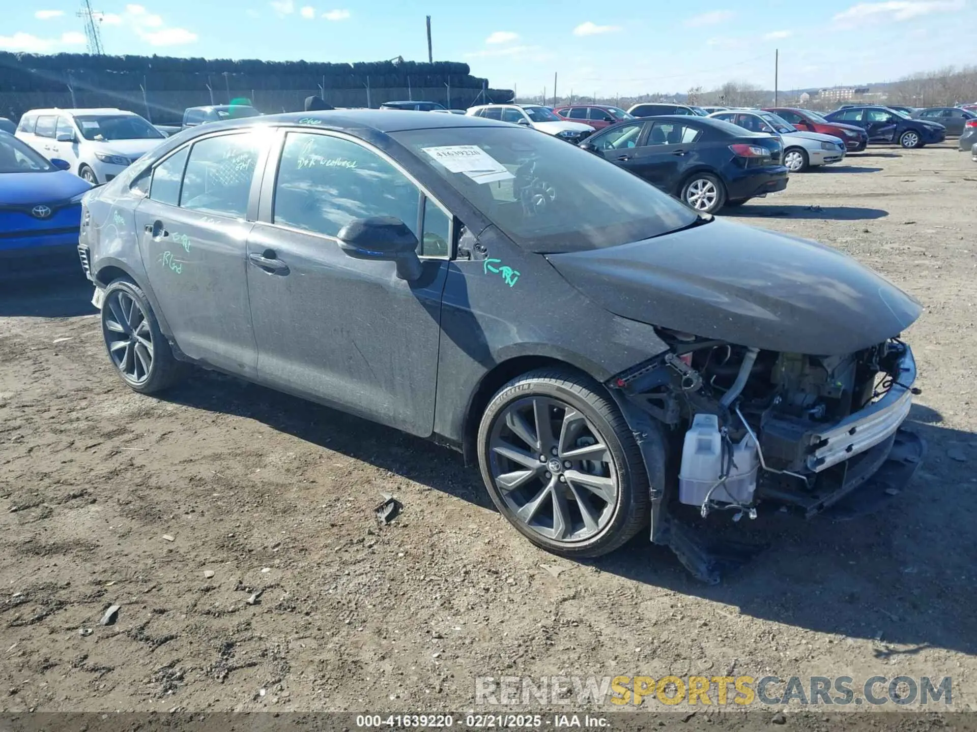 1 Photograph of a damaged car 5YFS4MCE8PP164592 TOYOTA COROLLA 2023