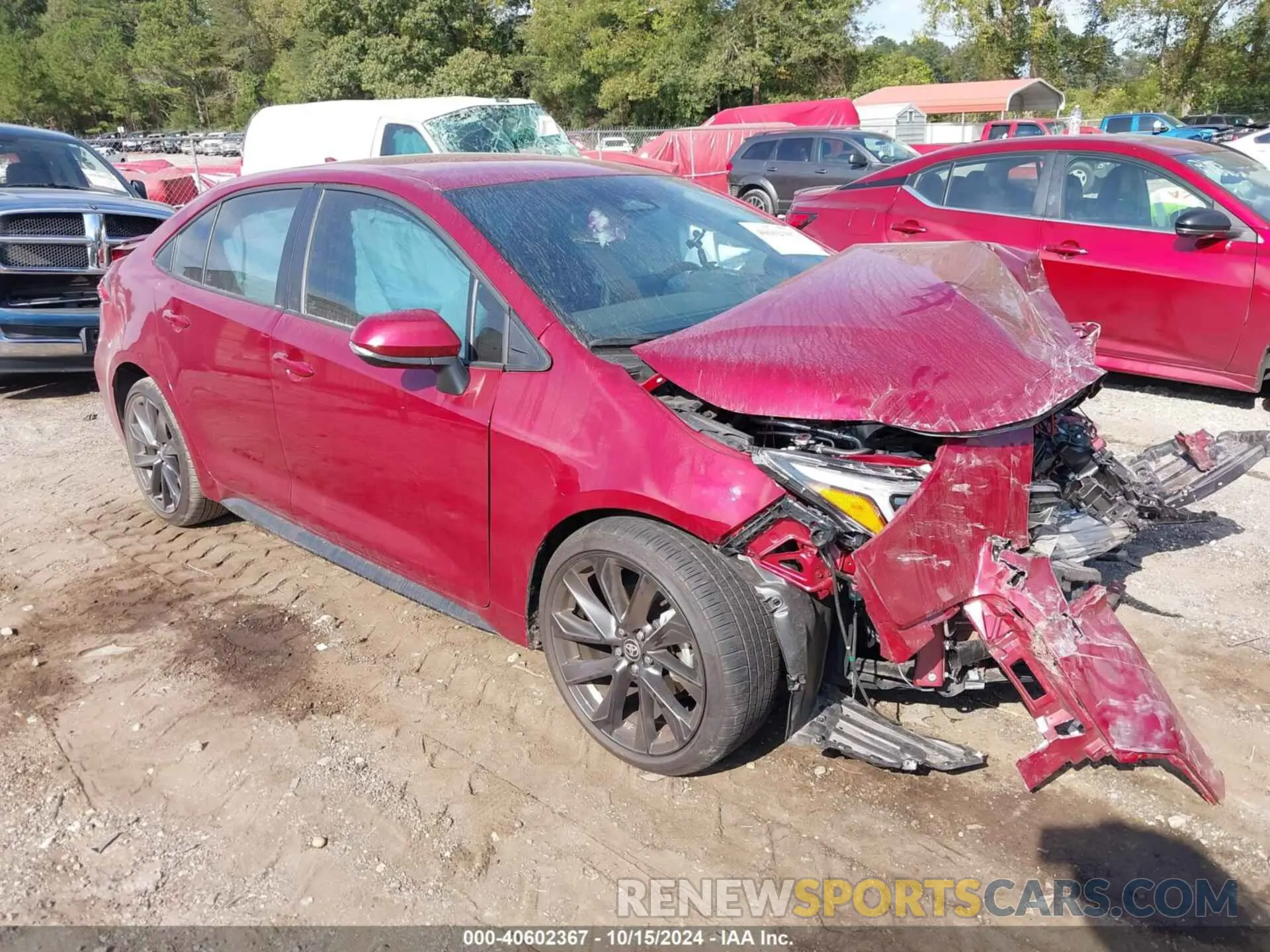 1 Photograph of a damaged car 5YFS4MCE8PP165189 TOYOTA COROLLA 2023