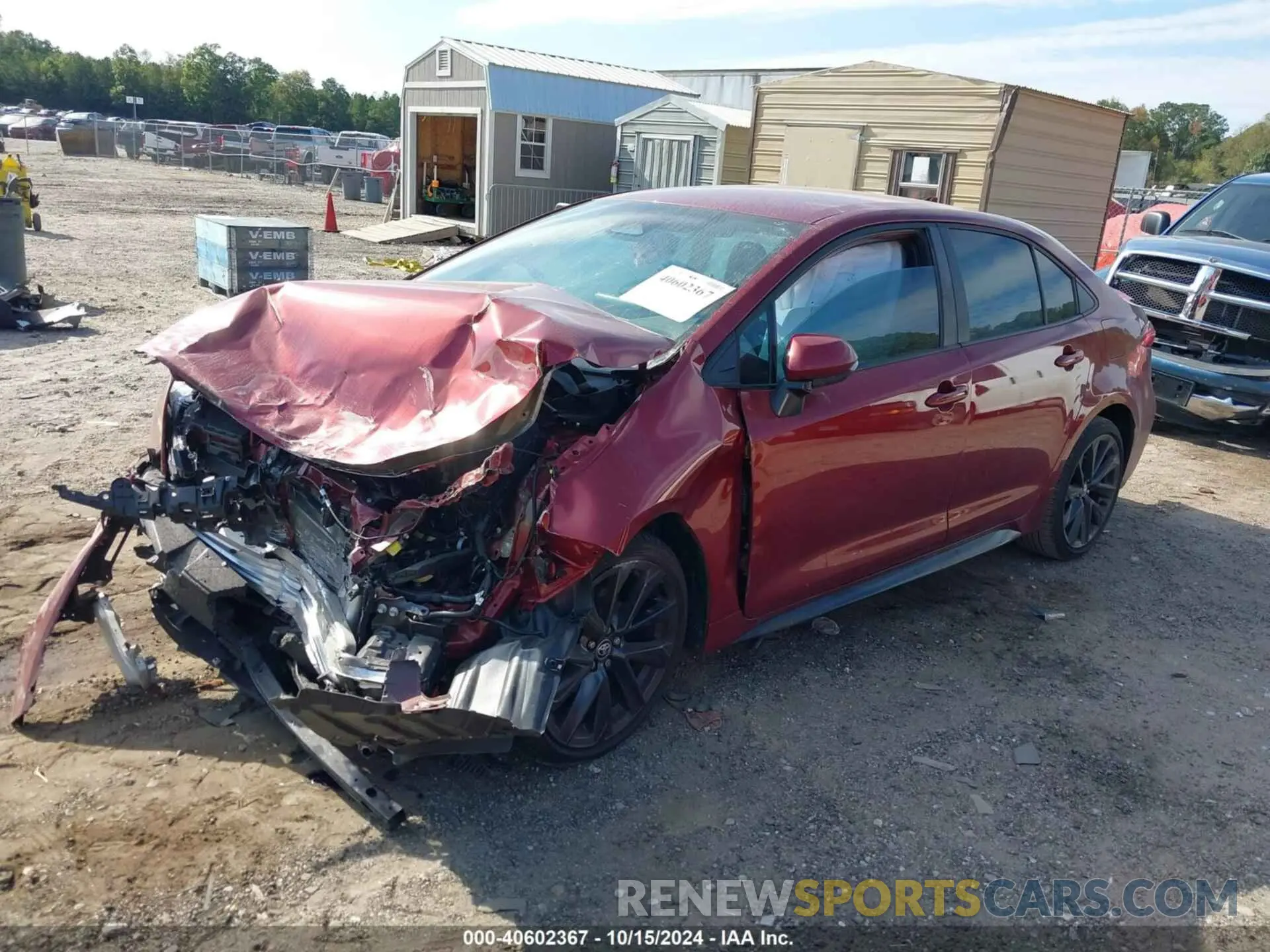 2 Photograph of a damaged car 5YFS4MCE8PP165189 TOYOTA COROLLA 2023