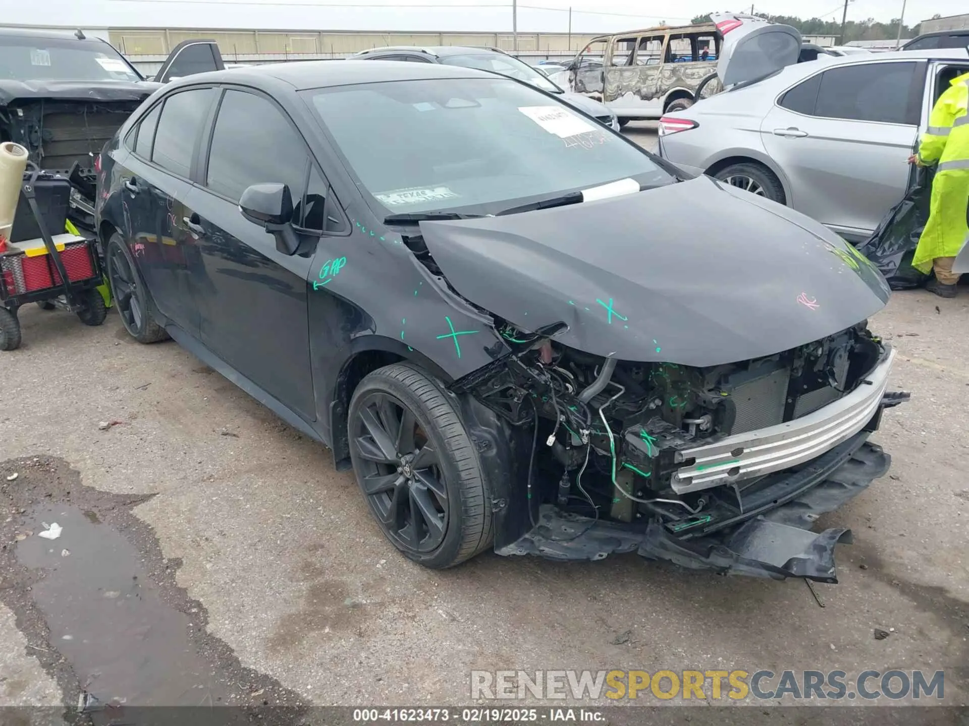 1 Photograph of a damaged car 5YFS4MCE9PP156596 TOYOTA COROLLA 2023