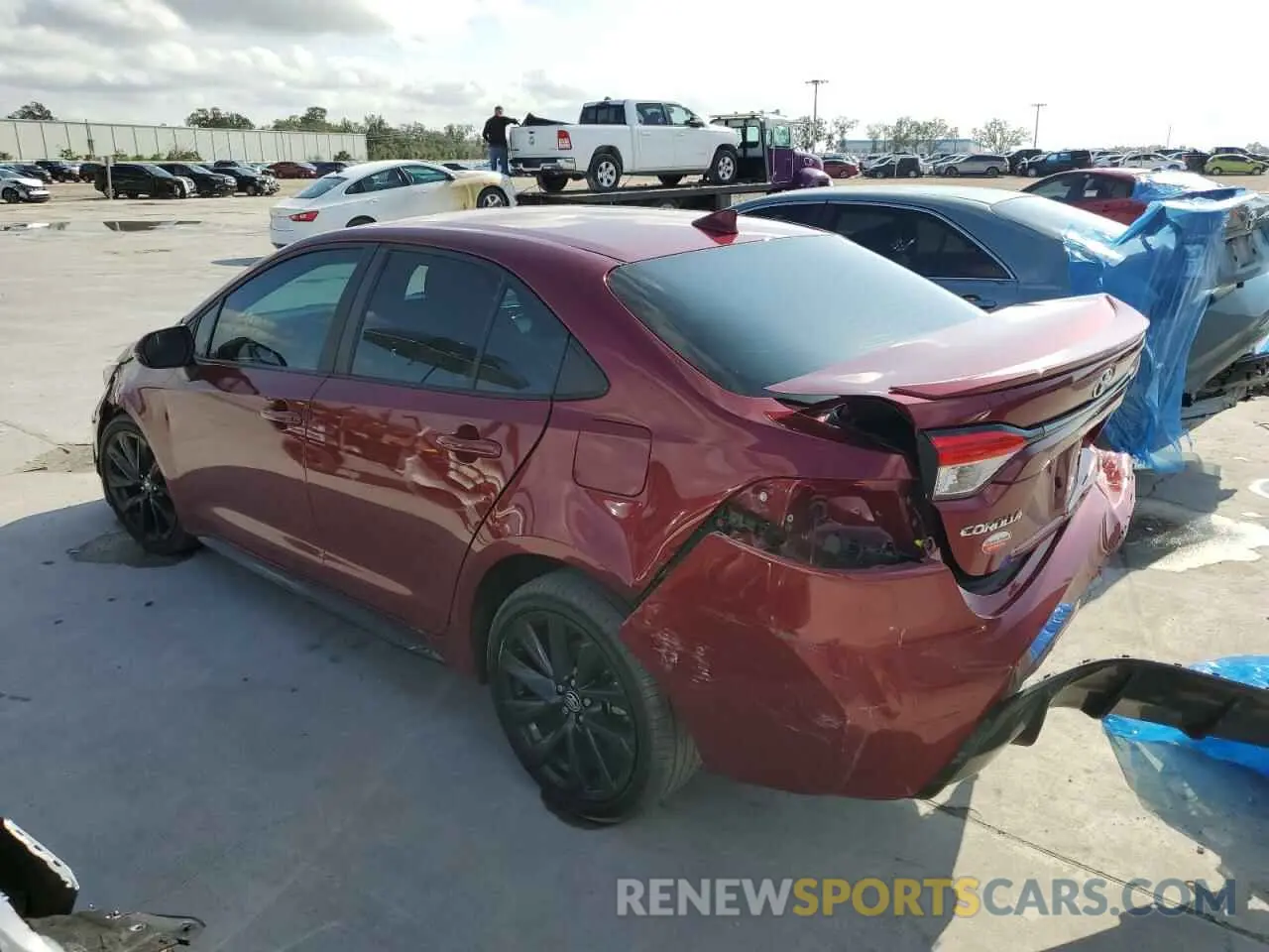 2 Photograph of a damaged car 5YFS4MCE9PP158400 TOYOTA COROLLA 2023