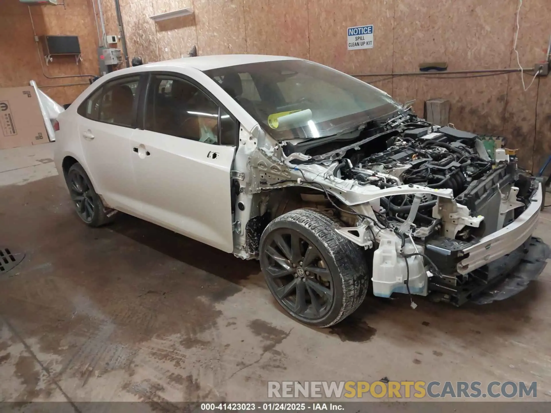 1 Photograph of a damaged car 5YFS4MCE9PP158980 TOYOTA COROLLA 2023