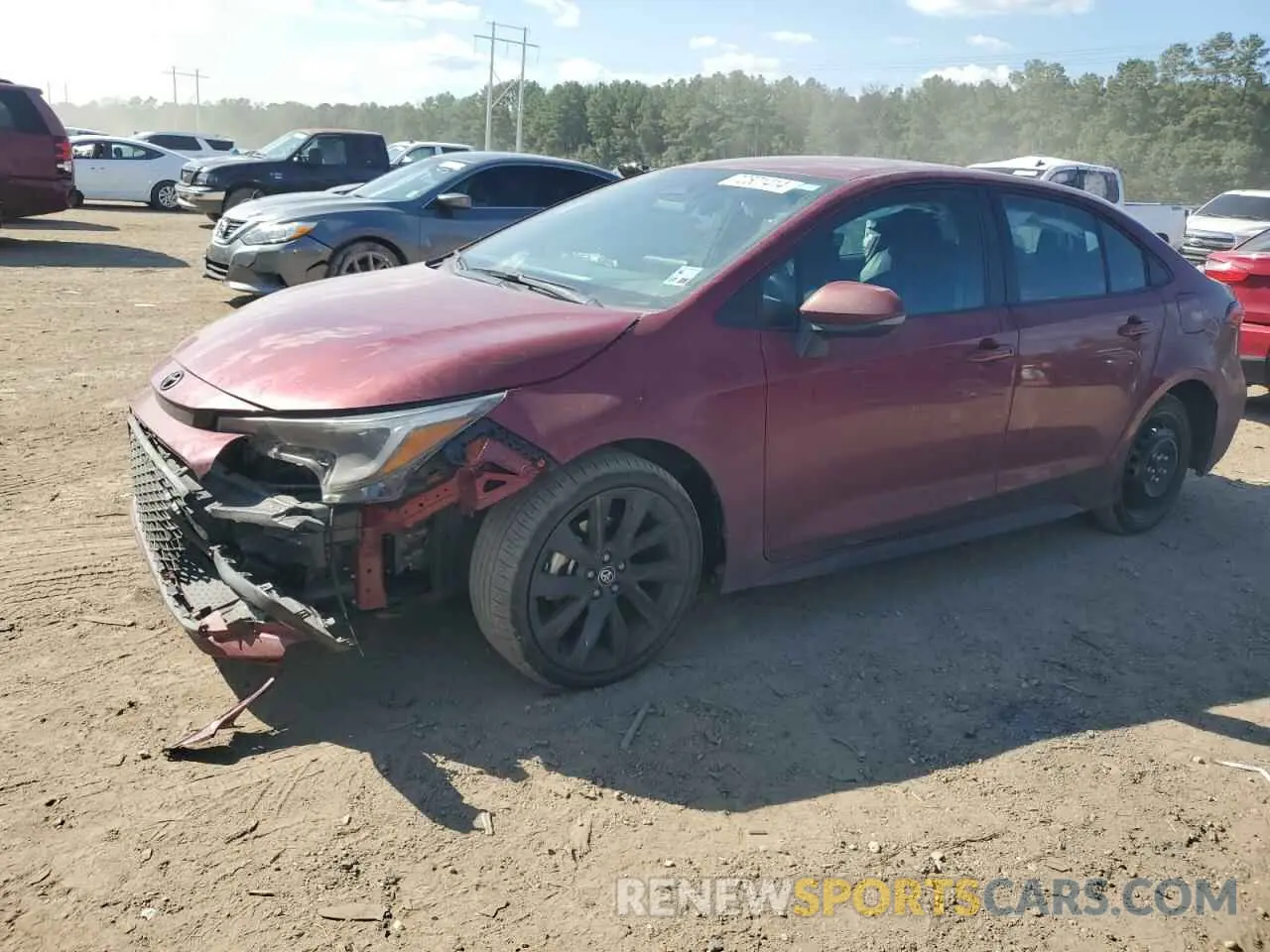 1 Photograph of a damaged car 5YFS4MCE9PP166741 TOYOTA COROLLA 2023