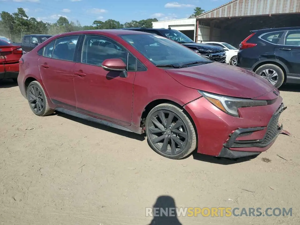 4 Photograph of a damaged car 5YFS4MCE9PP166741 TOYOTA COROLLA 2023