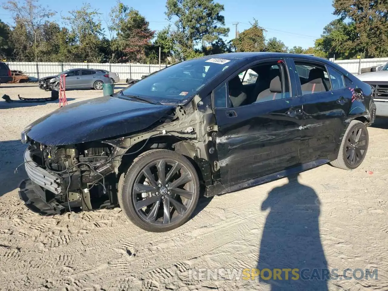 1 Photograph of a damaged car 5YFS4MCEXPP144800 TOYOTA COROLLA 2023