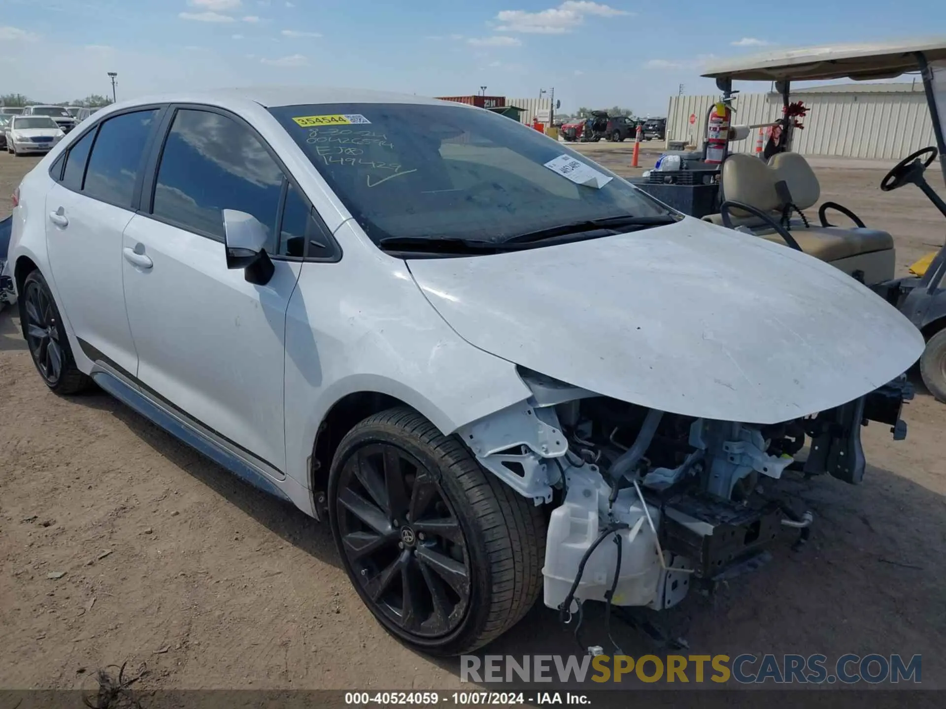 1 Photograph of a damaged car 5YFS4MCEXPP149429 TOYOTA COROLLA 2023