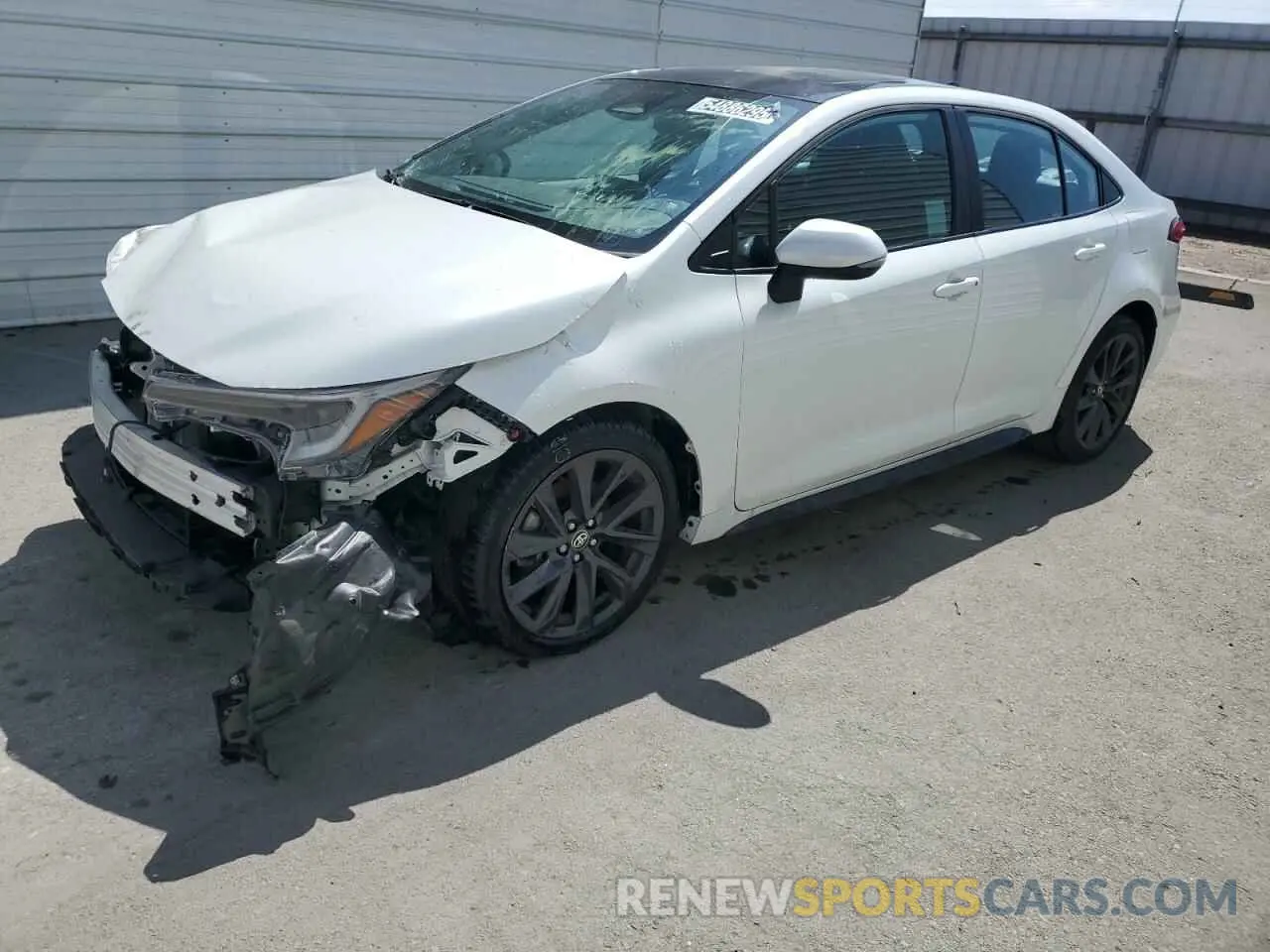 1 Photograph of a damaged car 5YFT4MCE2PP164172 TOYOTA COROLLA 2023