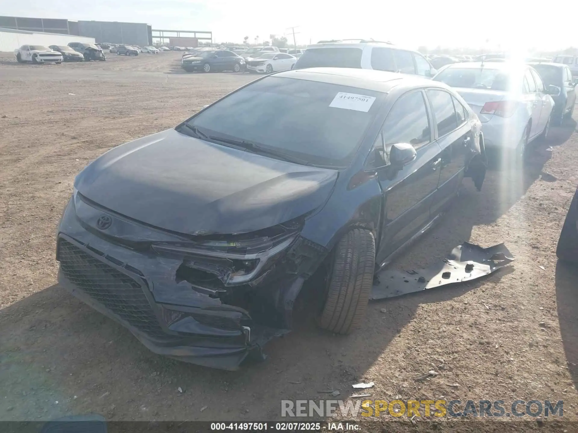 2 Photograph of a damaged car 5YFT4MCE3PP165332 TOYOTA COROLLA 2023