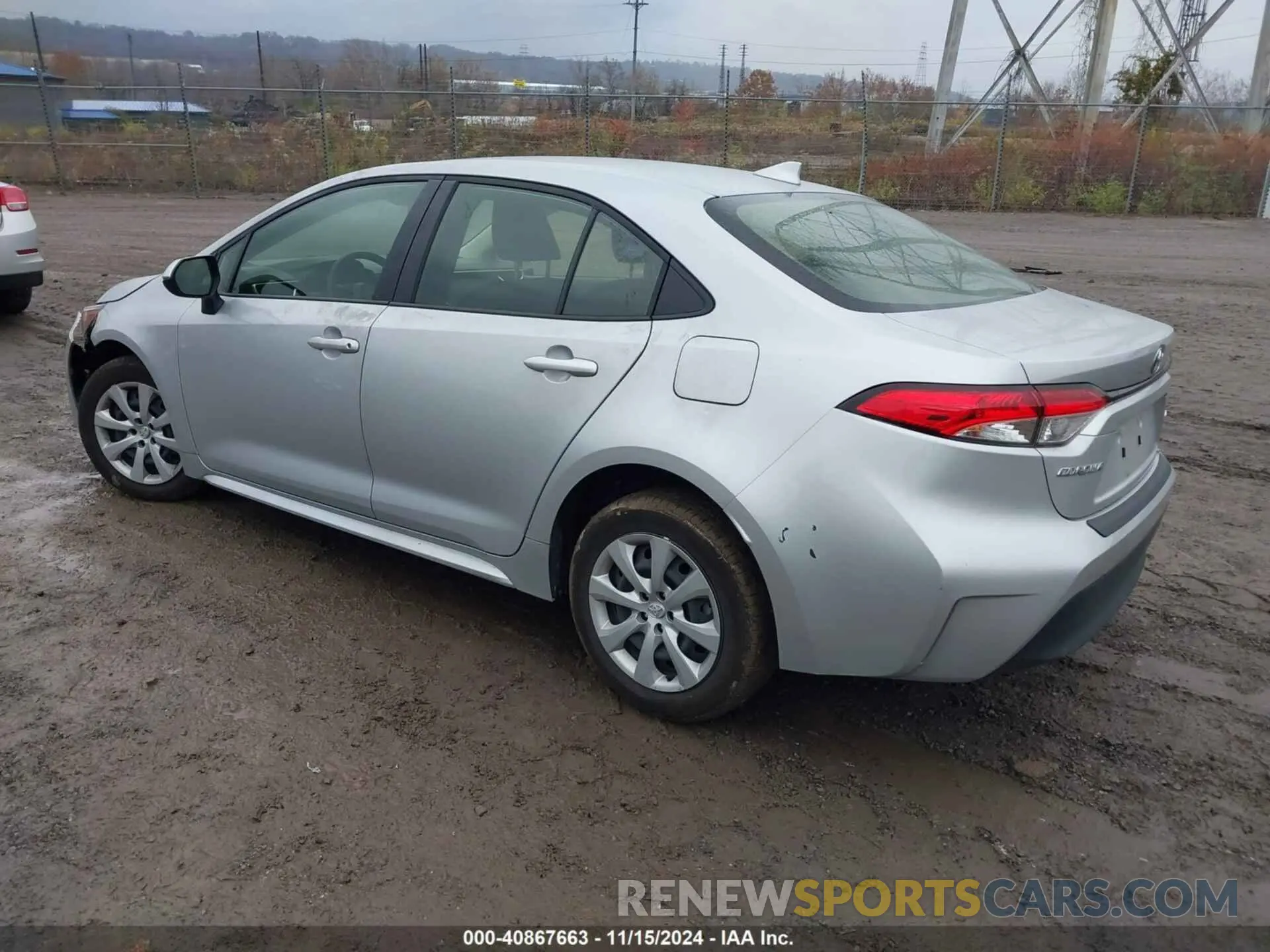 3 Photograph of a damaged car JTDB4MEE0P3011341 TOYOTA COROLLA 2023