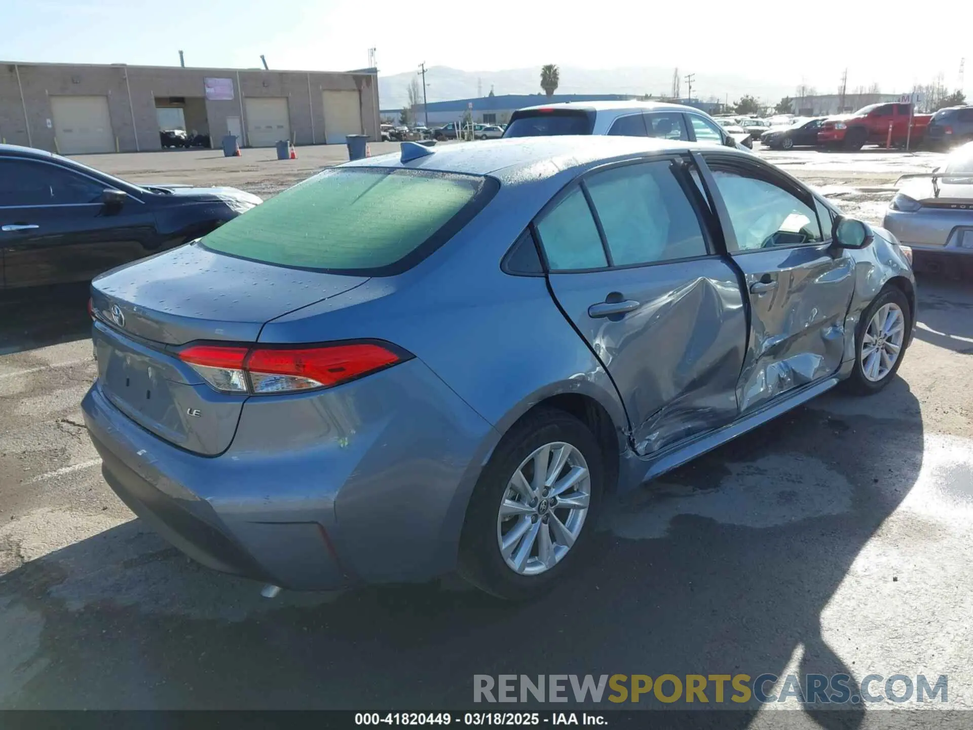 4 Photograph of a damaged car JTDB4MEE0P3015437 TOYOTA COROLLA 2023