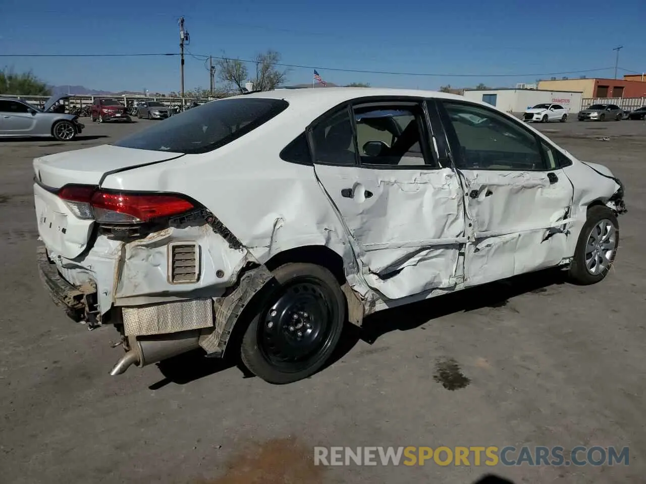 3 Photograph of a damaged car JTDB4MEE0PJ002408 TOYOTA COROLLA 2023