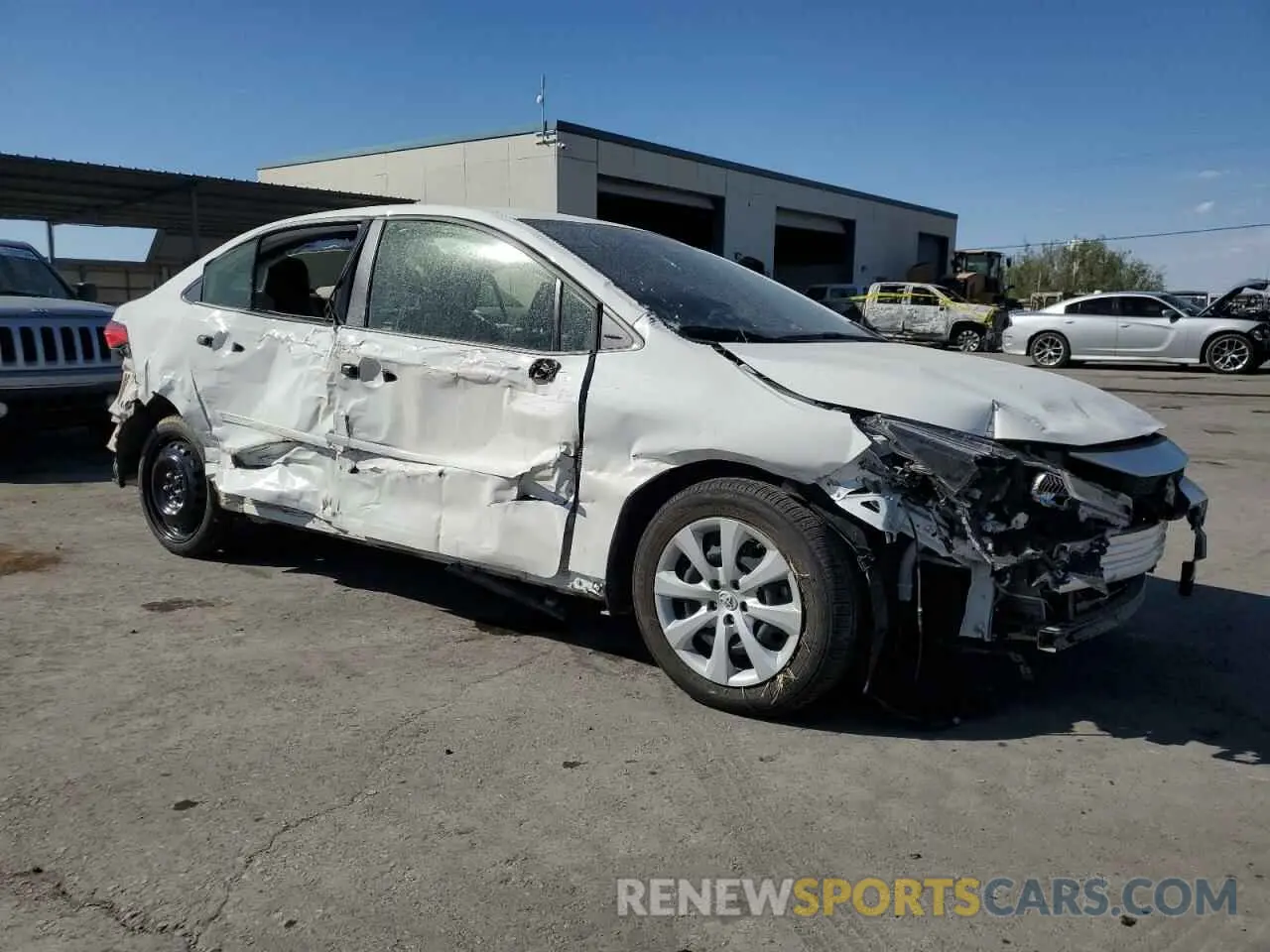 4 Photograph of a damaged car JTDB4MEE0PJ002408 TOYOTA COROLLA 2023