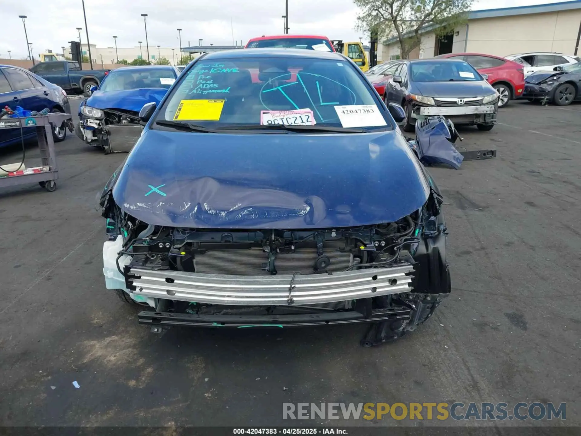 13 Photograph of a damaged car JTDB4MEE1PJ007665 TOYOTA COROLLA 2023