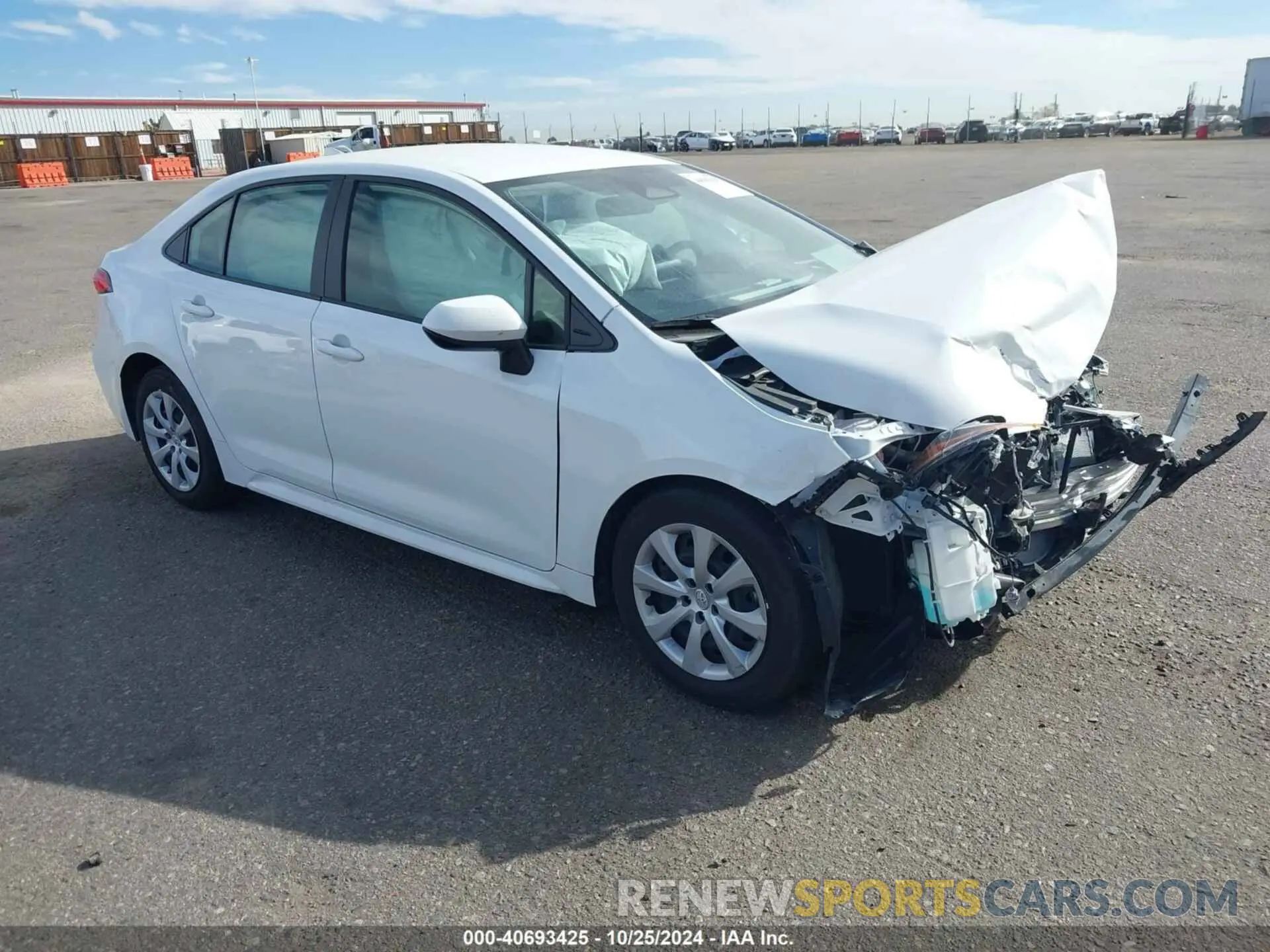 1 Photograph of a damaged car JTDB4MEE2P3014547 TOYOTA COROLLA 2023