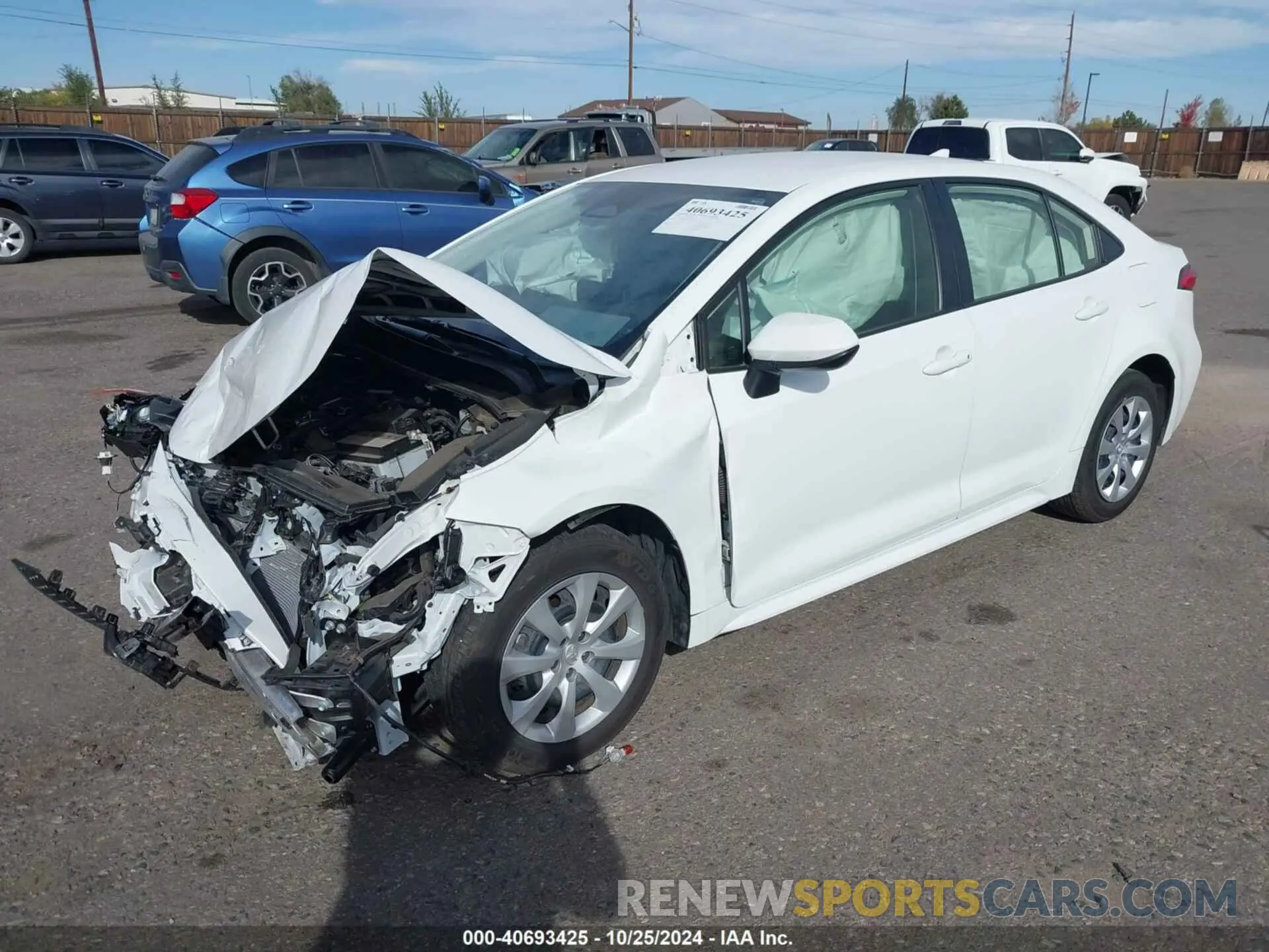 2 Photograph of a damaged car JTDB4MEE2P3014547 TOYOTA COROLLA 2023