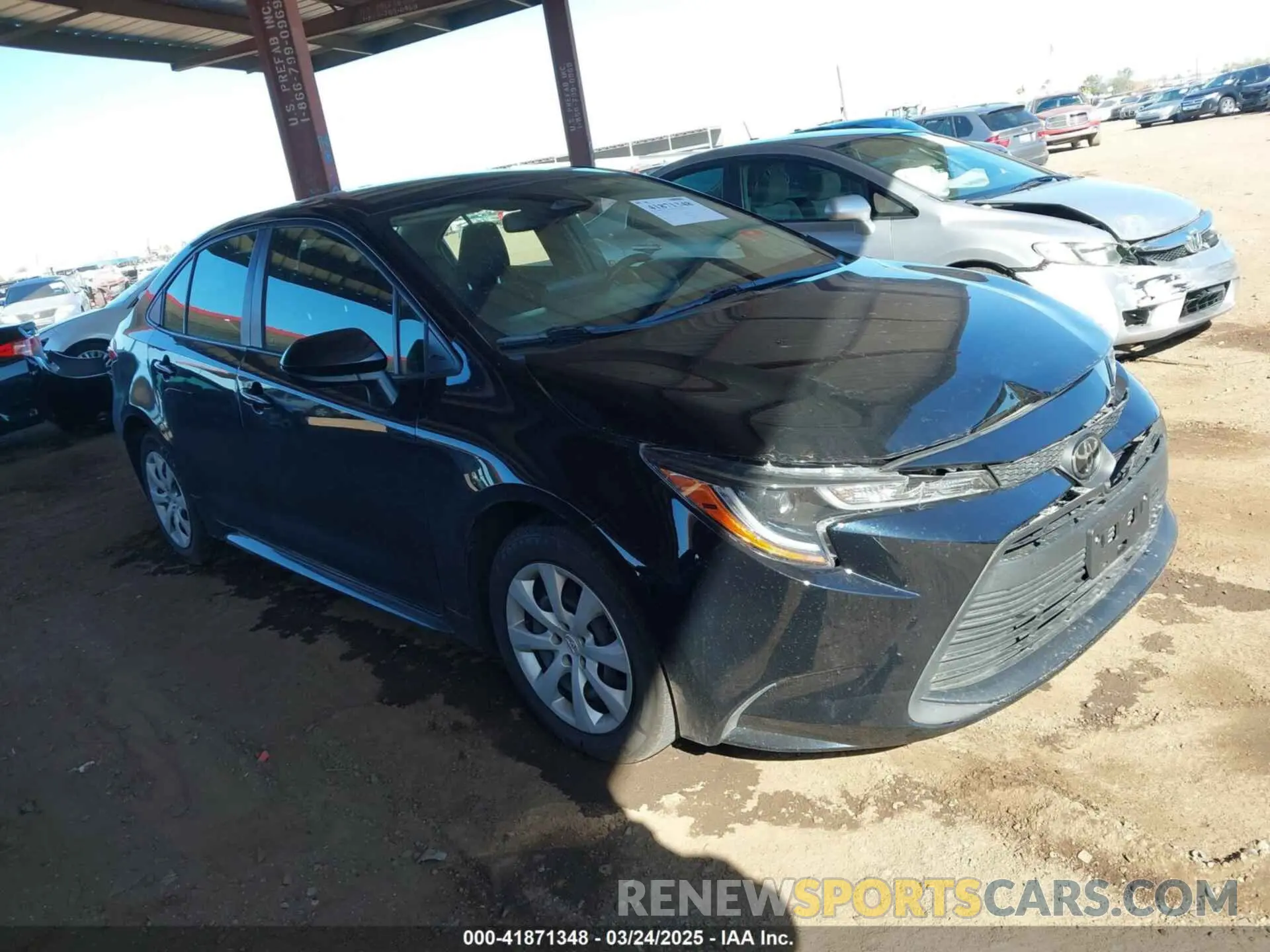 1 Photograph of a damaged car JTDB4MEE2PJ000577 TOYOTA COROLLA 2023