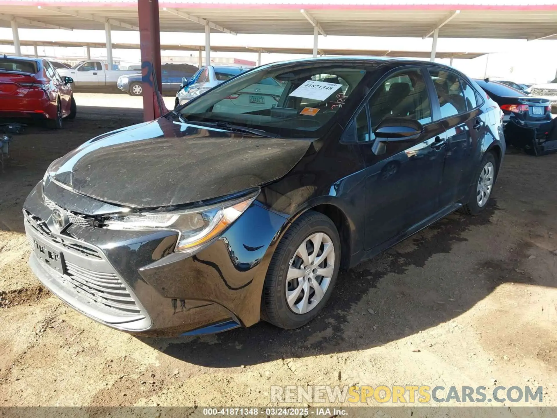 2 Photograph of a damaged car JTDB4MEE2PJ000577 TOYOTA COROLLA 2023