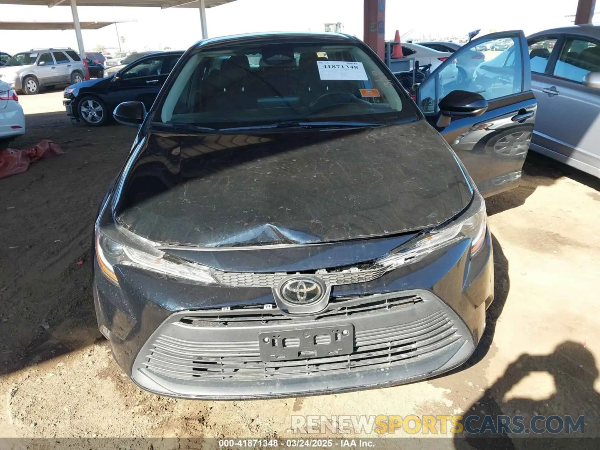 6 Photograph of a damaged car JTDB4MEE2PJ000577 TOYOTA COROLLA 2023