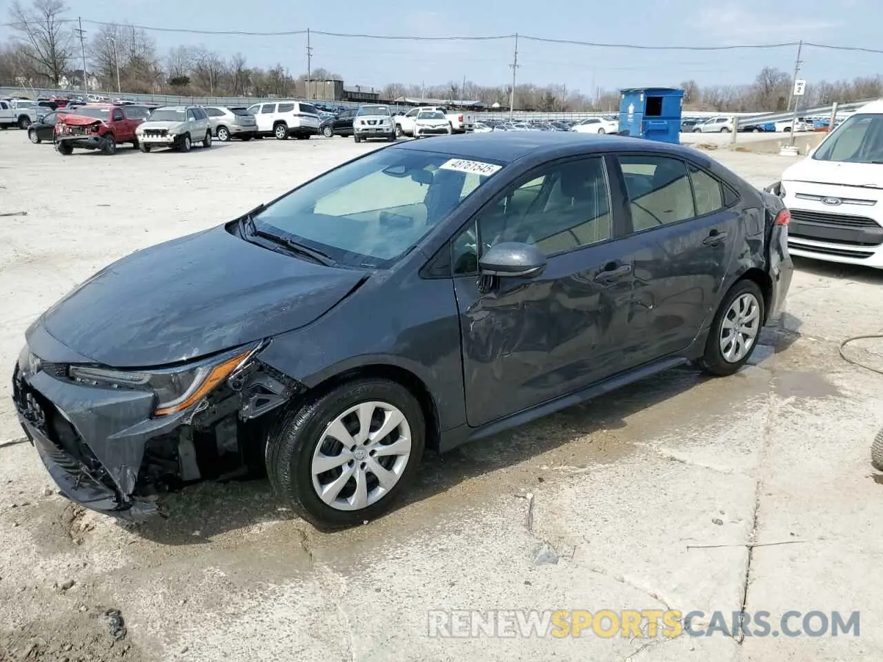 1 Photograph of a damaged car JTDB4MEE3P3014377 TOYOTA COROLLA 2023