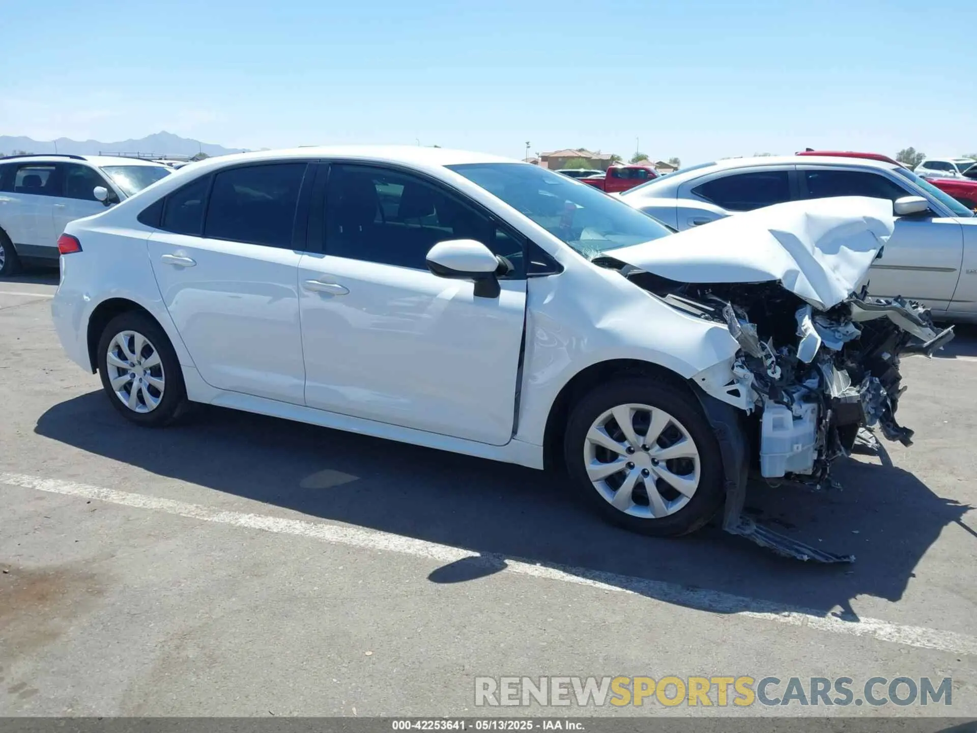 1 Photograph of a damaged car JTDB4MEE3PJ011233 TOYOTA COROLLA 2023