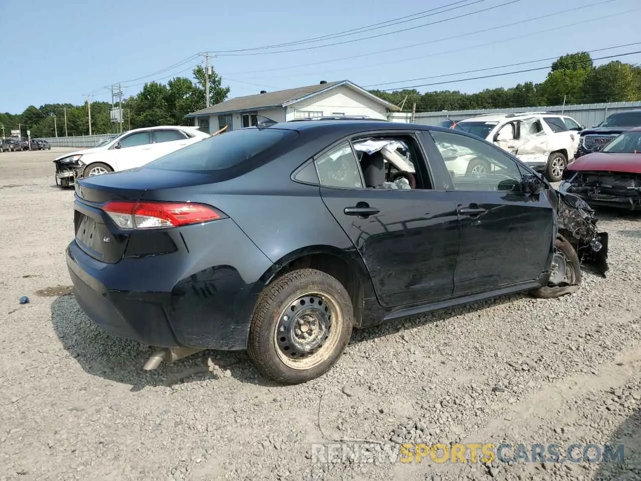 3 Photograph of a damaged car JTDB4MEE4P3001914 TOYOTA COROLLA 2023