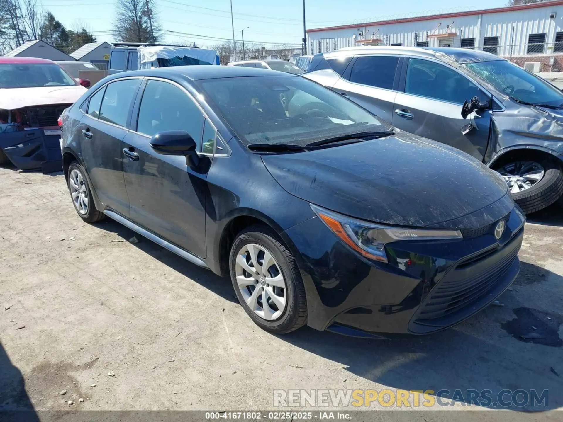 1 Photograph of a damaged car JTDB4MEE4P3008782 TOYOTA COROLLA 2023