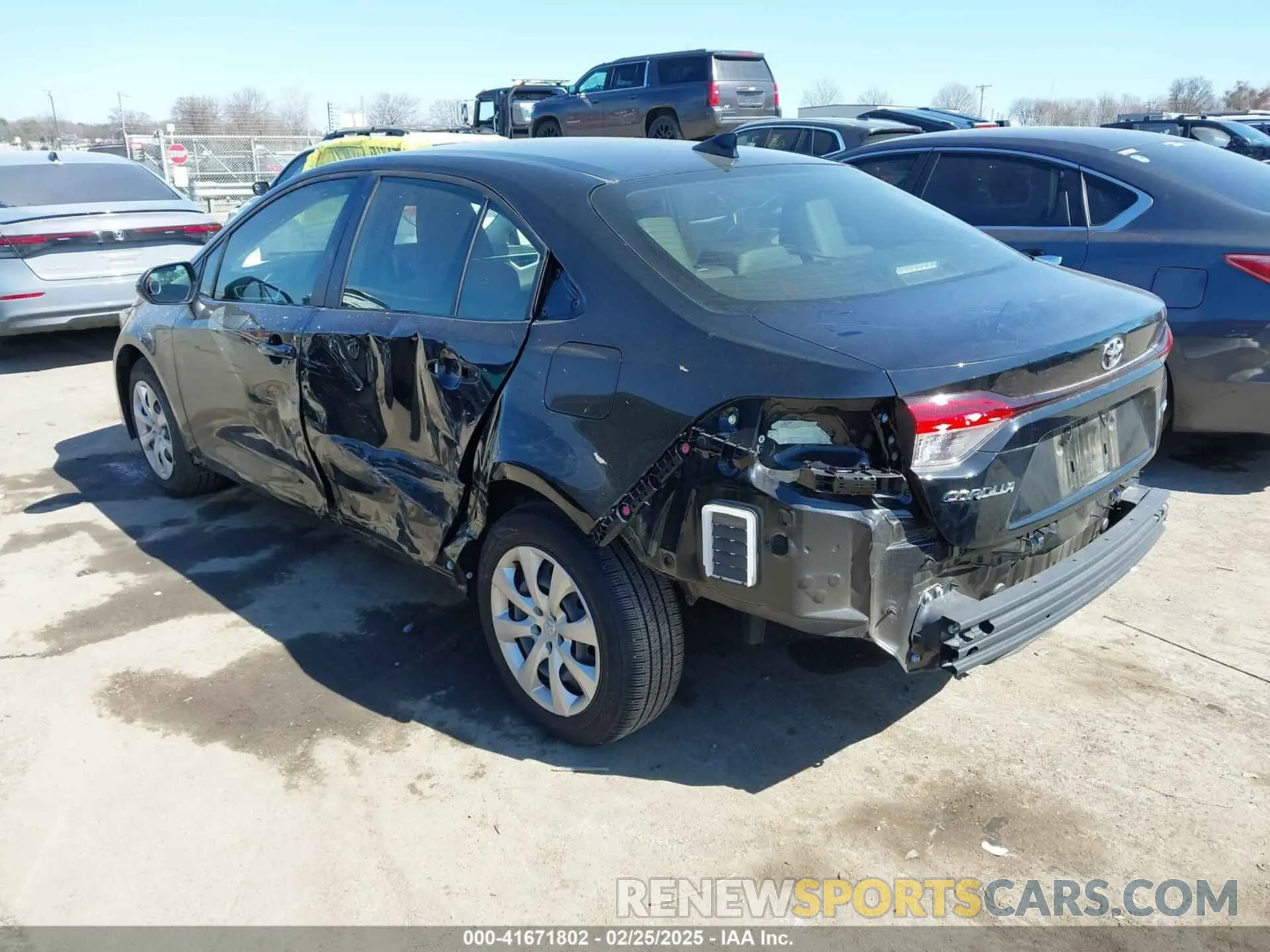 3 Photograph of a damaged car JTDB4MEE4P3008782 TOYOTA COROLLA 2023