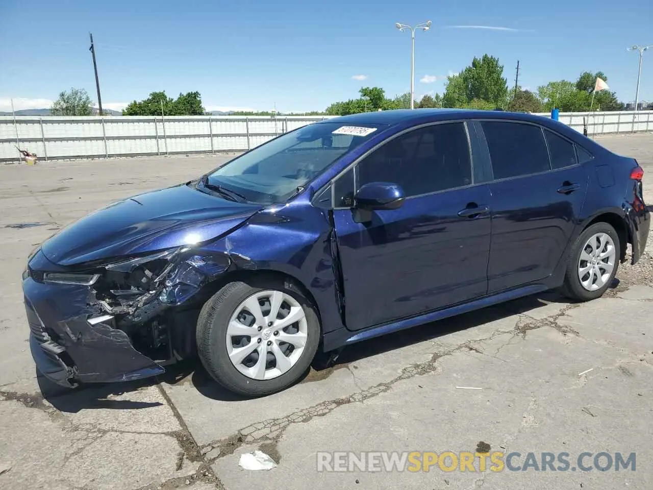 1 Photograph of a damaged car JTDB4MEE4PJ009443 TOYOTA COROLLA 2023