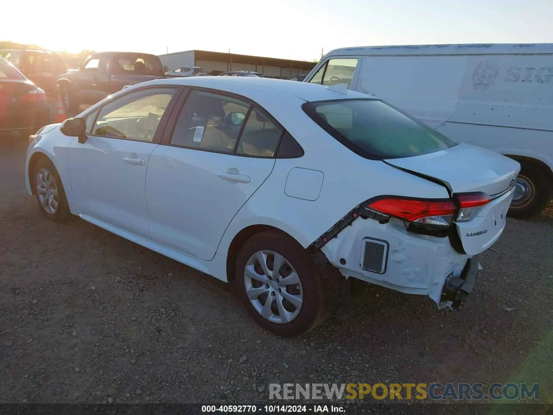 3 Photograph of a damaged car JTDB4MEE5P3014753 TOYOTA COROLLA 2023