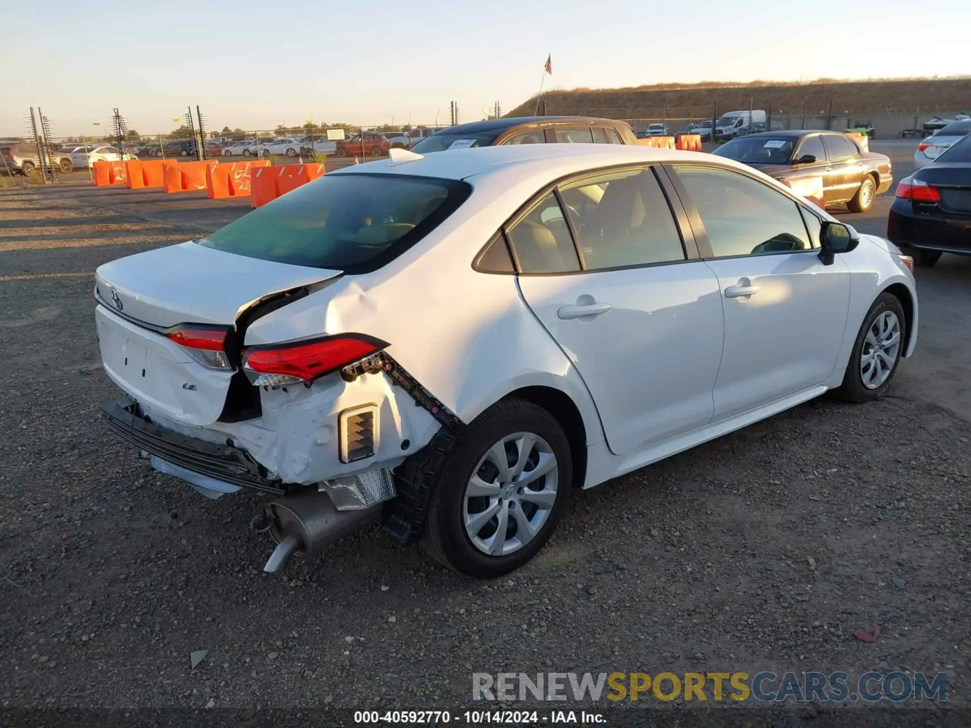 4 Photograph of a damaged car JTDB4MEE5P3014753 TOYOTA COROLLA 2023