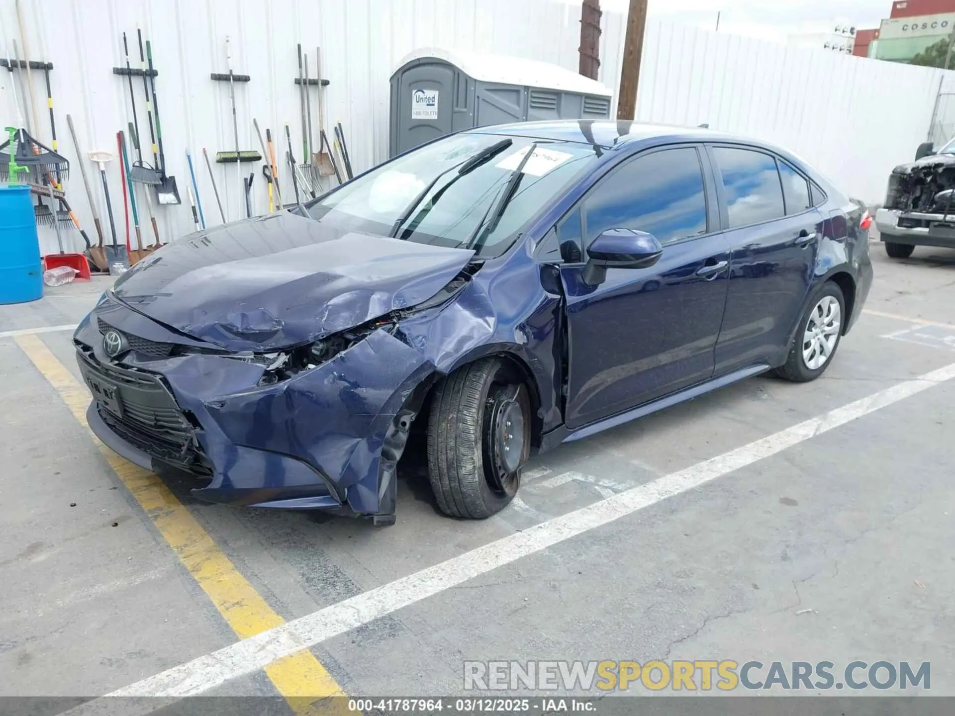 2 Photograph of a damaged car JTDB4MEE5PJ006860 TOYOTA COROLLA 2023