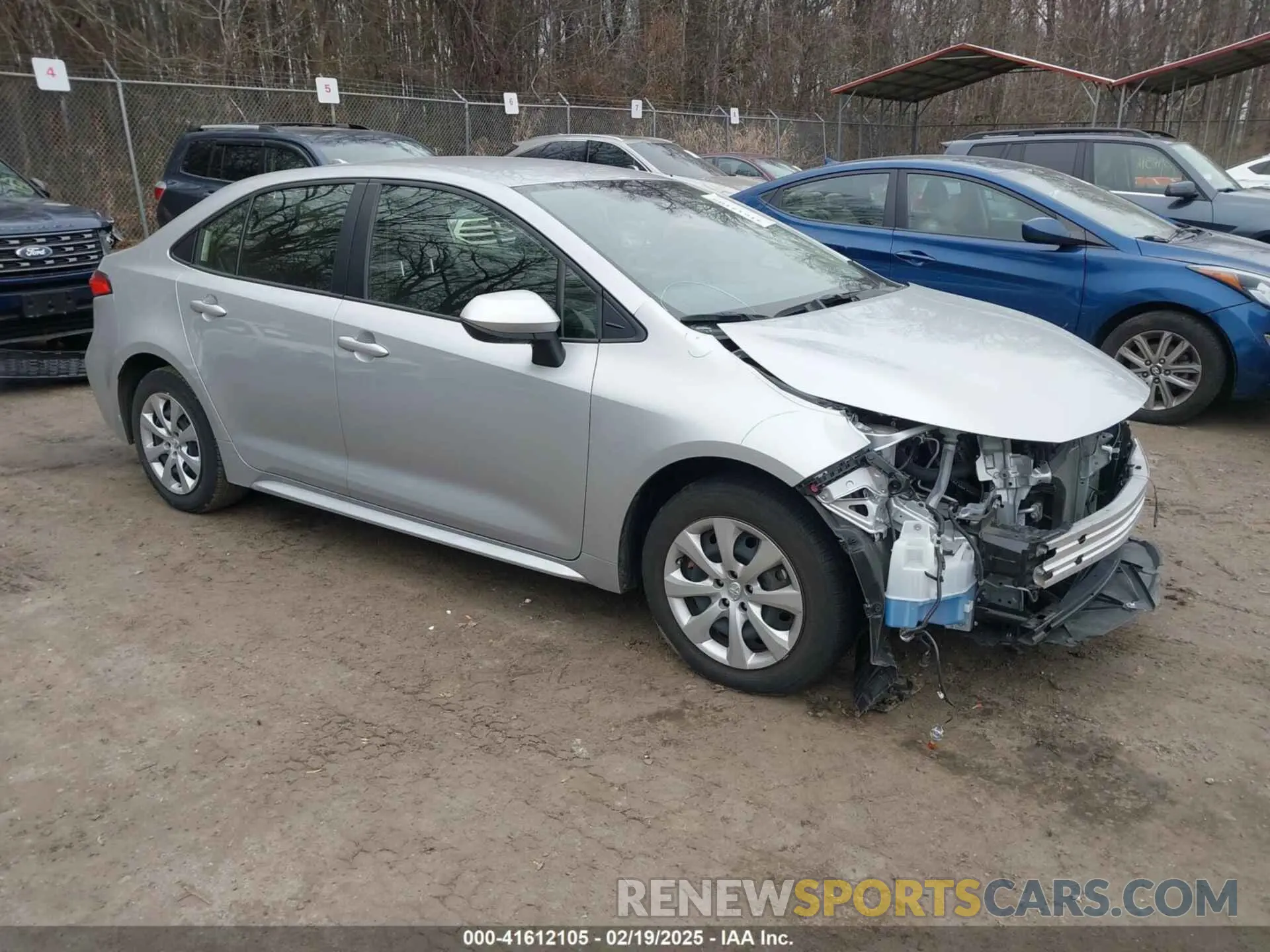1 Photograph of a damaged car JTDB4MEE7P3004984 TOYOTA COROLLA 2023