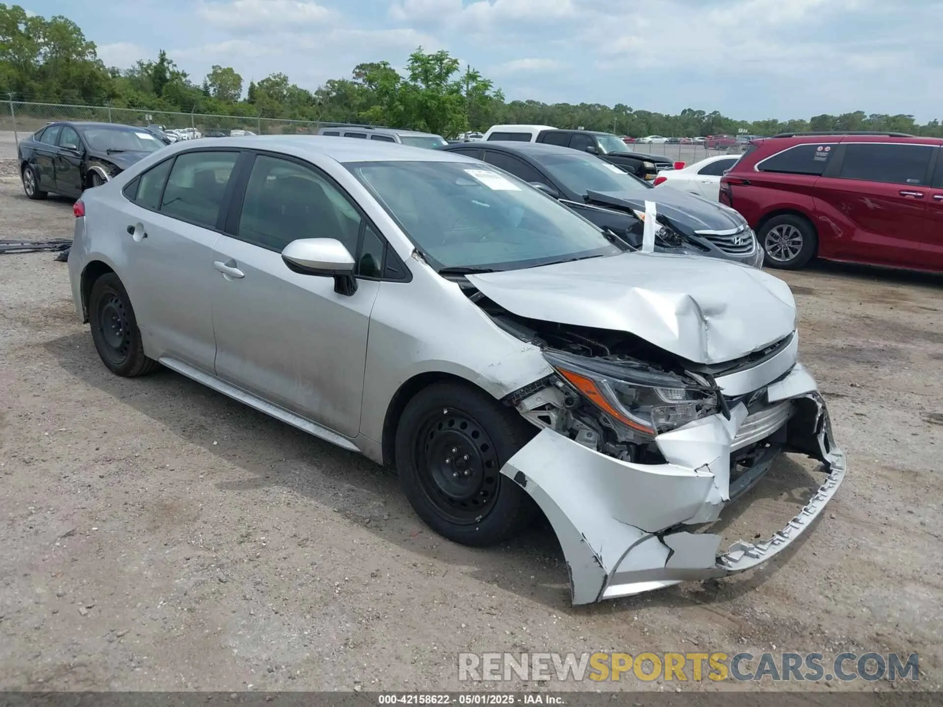 1 Photograph of a damaged car JTDB4MEE7P3009182 TOYOTA COROLLA 2023