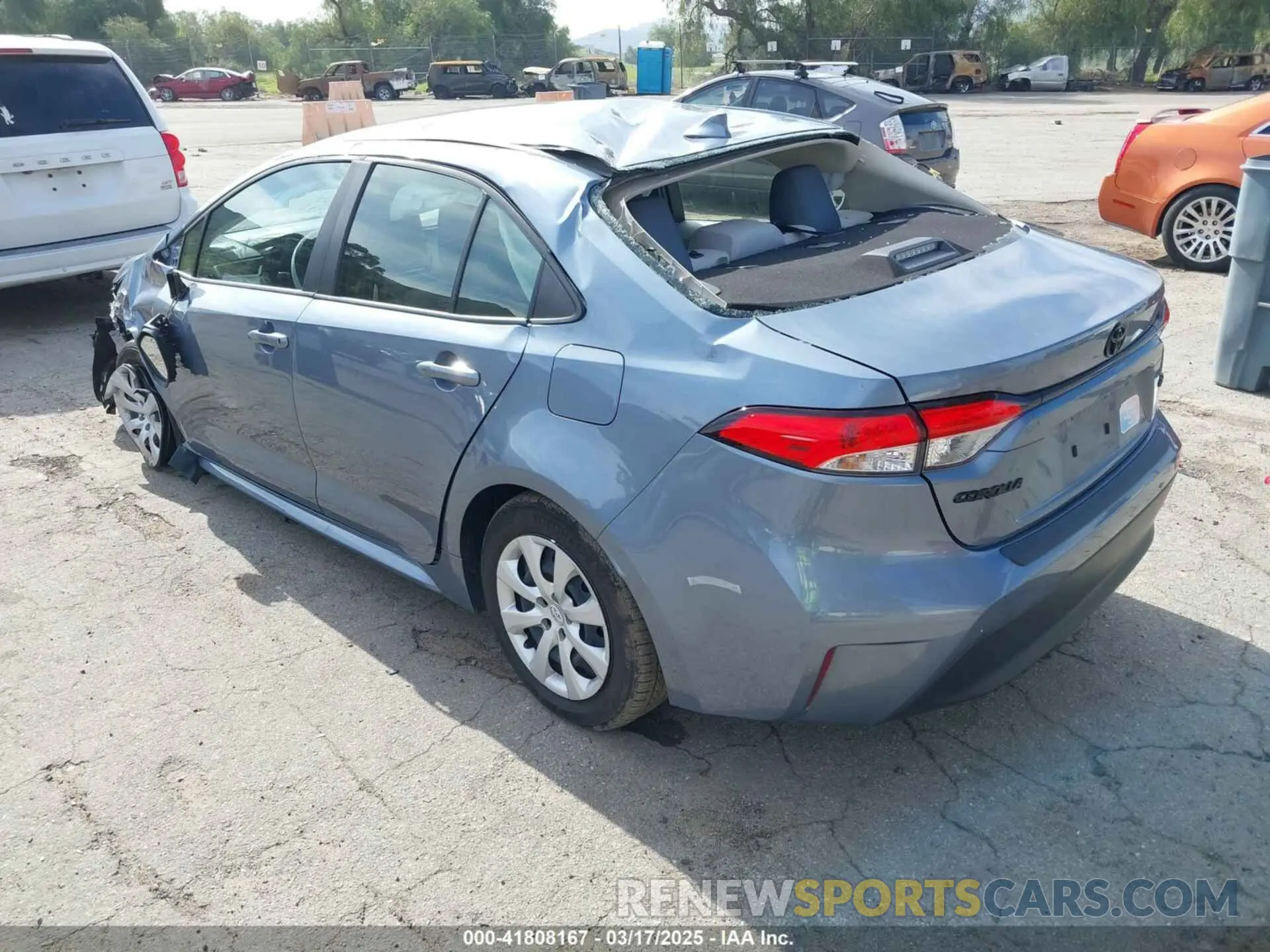 3 Photograph of a damaged car JTDB4MEE7P3009635 TOYOTA COROLLA 2023