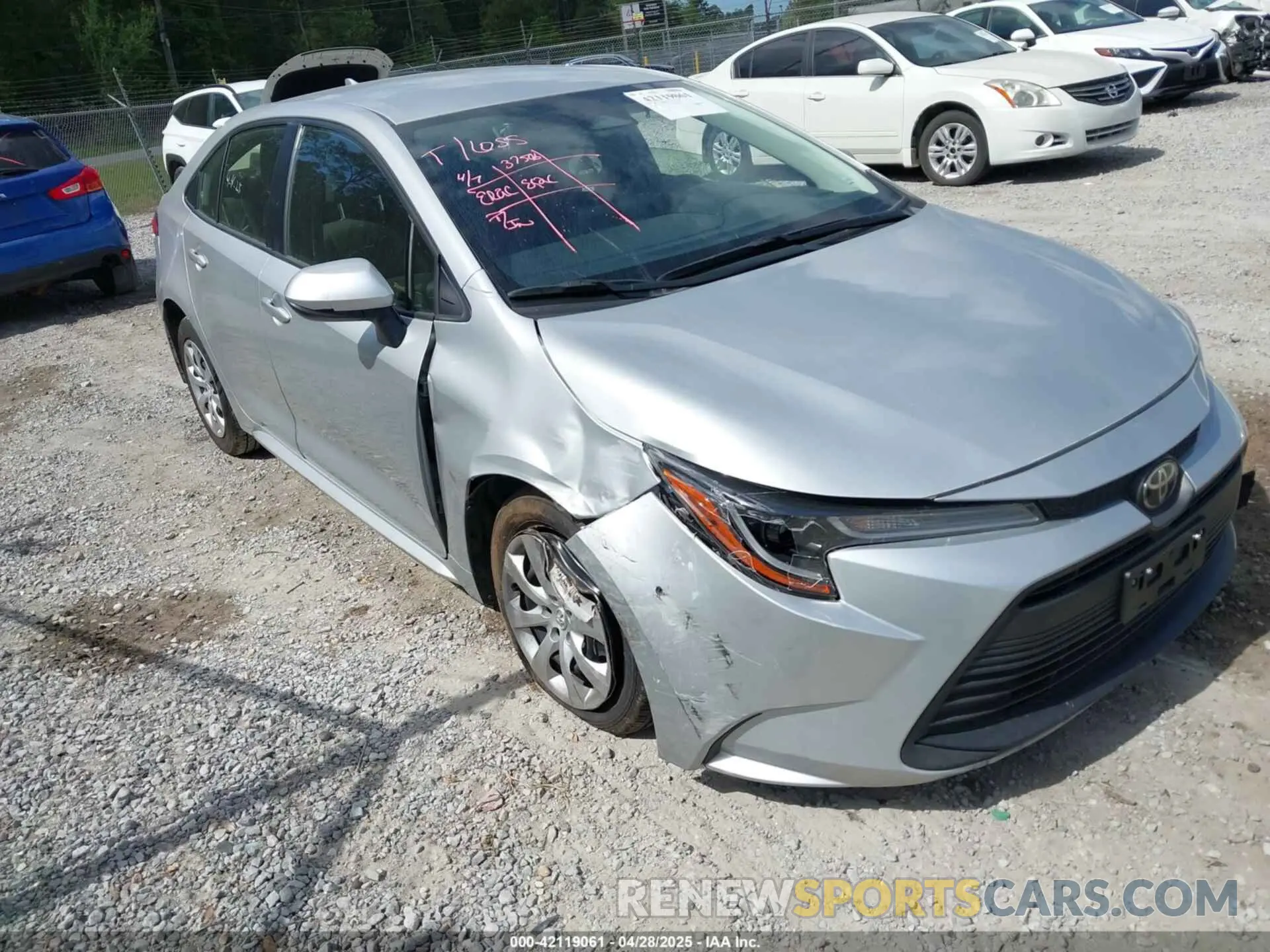 1 Photograph of a damaged car JTDB4MEE7P3010297 TOYOTA COROLLA 2023