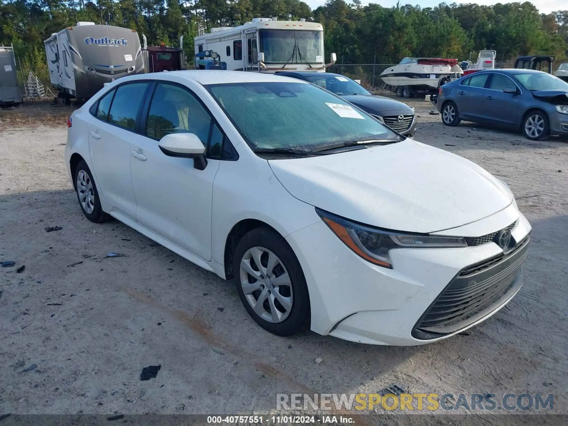 1 Photograph of a damaged car JTDB4MEE7PJ000770 TOYOTA COROLLA 2023