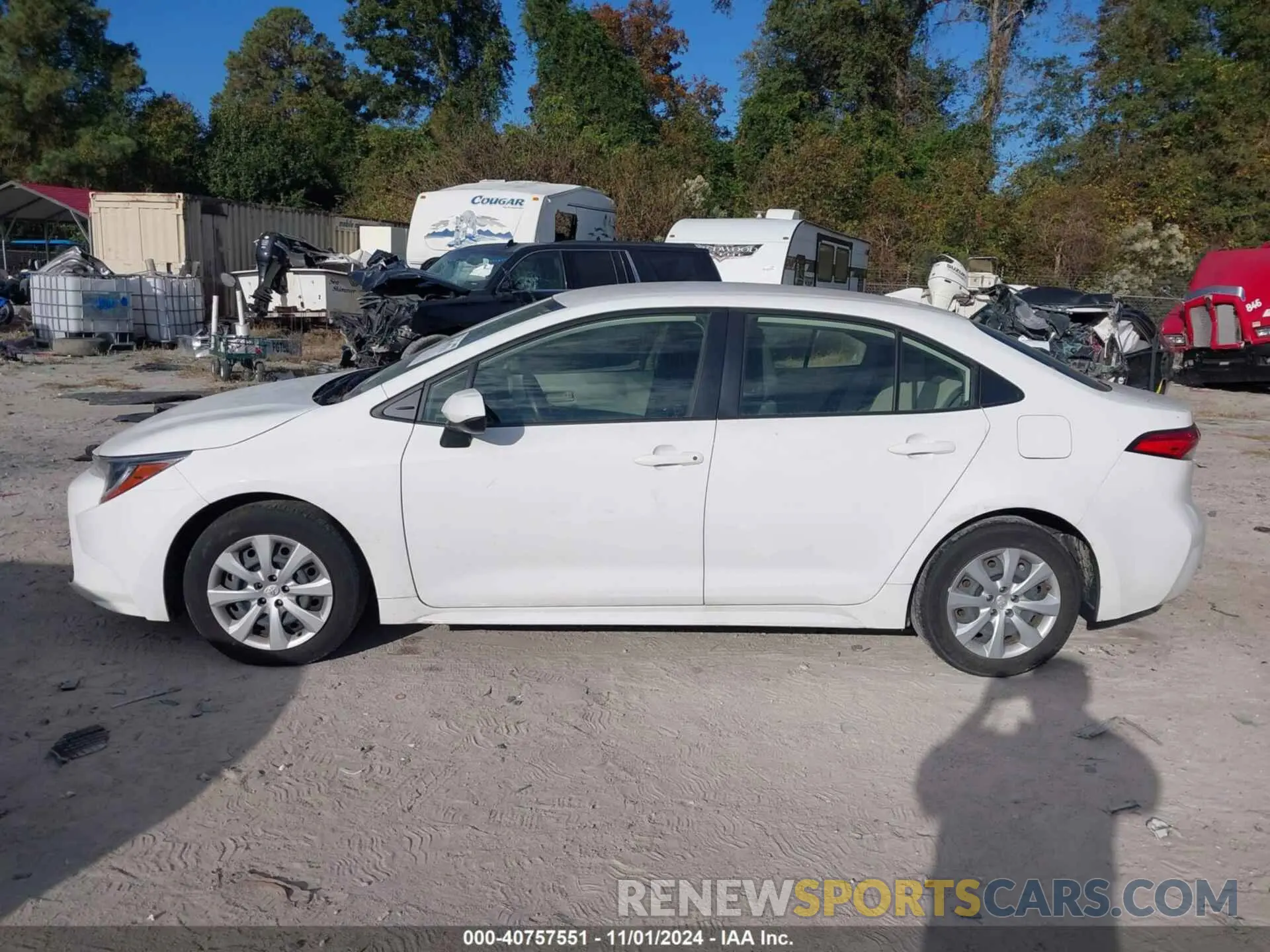 14 Photograph of a damaged car JTDB4MEE7PJ000770 TOYOTA COROLLA 2023