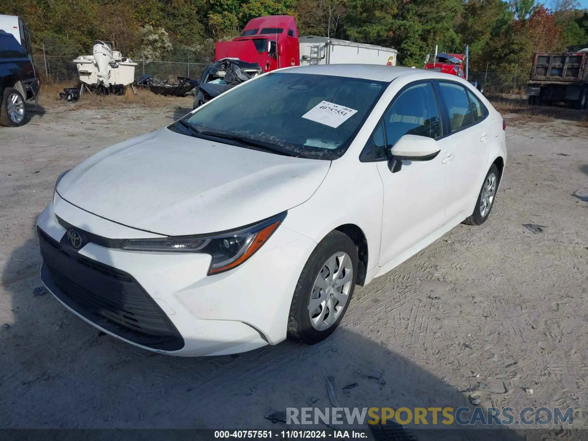 2 Photograph of a damaged car JTDB4MEE7PJ000770 TOYOTA COROLLA 2023