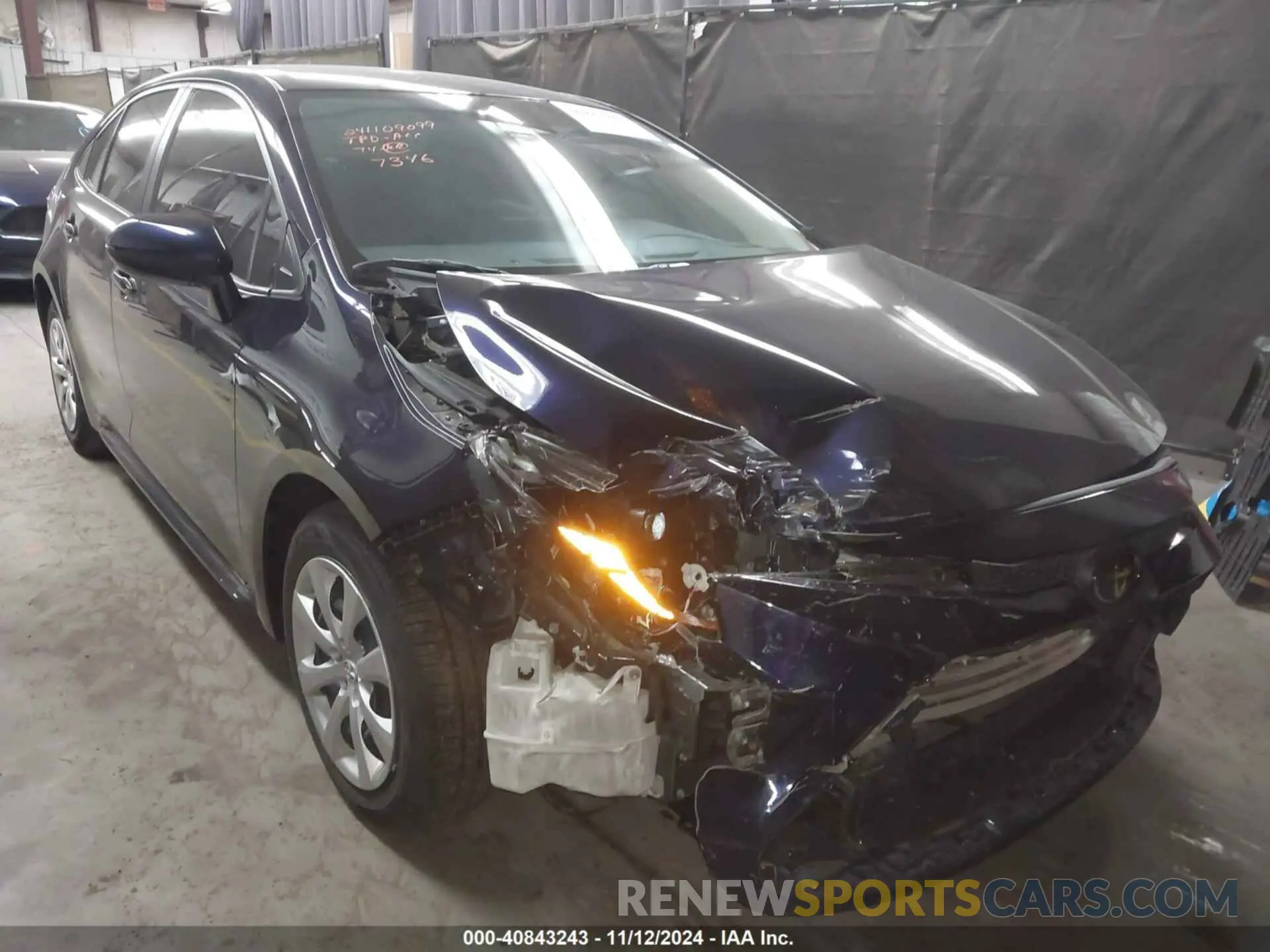 1 Photograph of a damaged car JTDB4MEE7PJ007346 TOYOTA COROLLA 2023