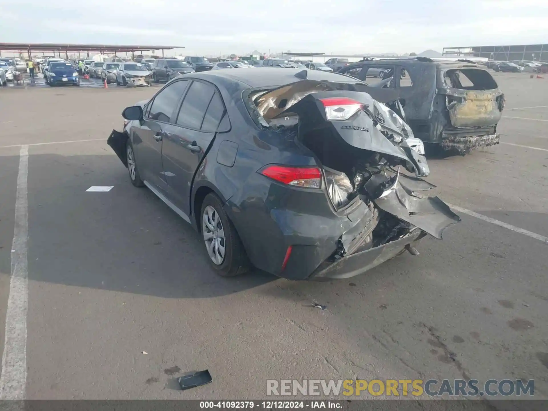 3 Photograph of a damaged car JTDB4MEE8P3013564 TOYOTA COROLLA 2023