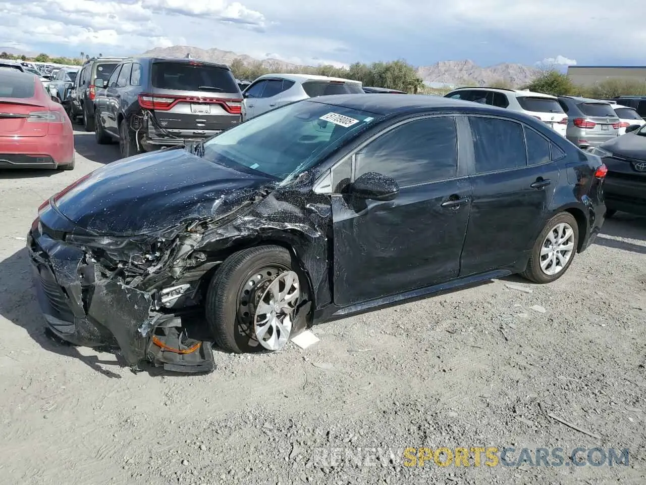 1 Photograph of a damaged car JTDB4MEE8P3014939 TOYOTA COROLLA 2023