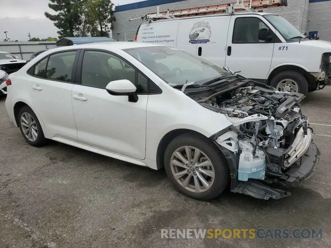 4 Photograph of a damaged car JTDB4MEE9P3005425 TOYOTA COROLLA 2023