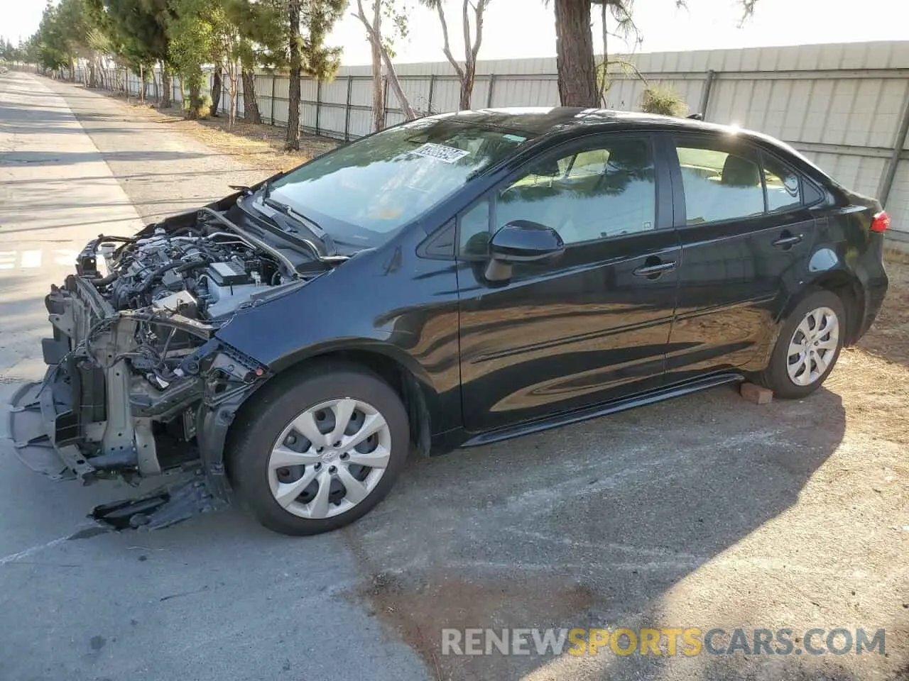 1 Photograph of a damaged car JTDB4MEE9P3005716 TOYOTA COROLLA 2023