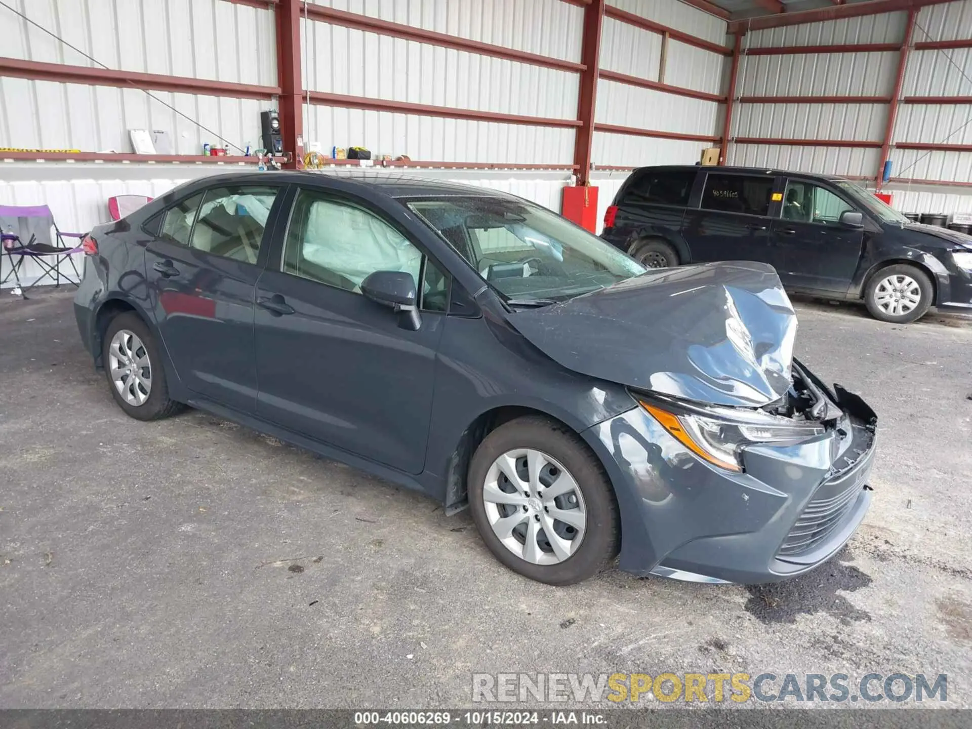 1 Photograph of a damaged car JTDB4MEE9P3012343 TOYOTA COROLLA 2023